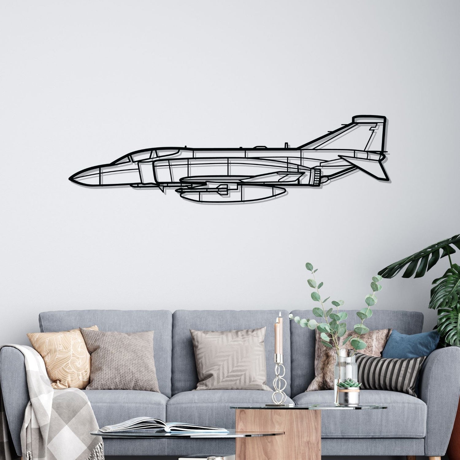 Décoration murale en métal - RAF F-4K aircraftvibes