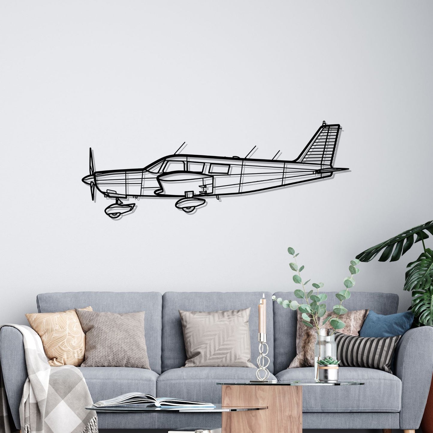 Décoration murale en métal - PA-32-260 Cherokee