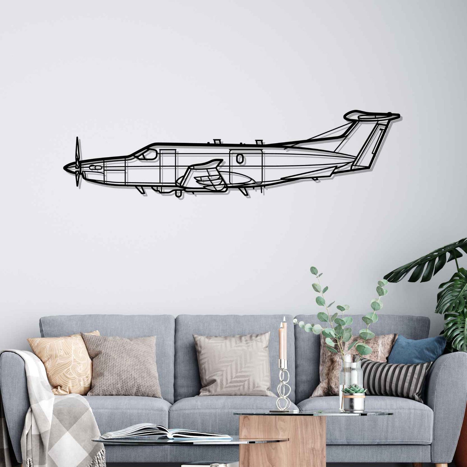 Décoration murale en métal - U-28A Draco aircraftvibes