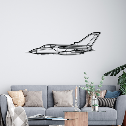 Décoration murale en métal - Tornado Silhouette