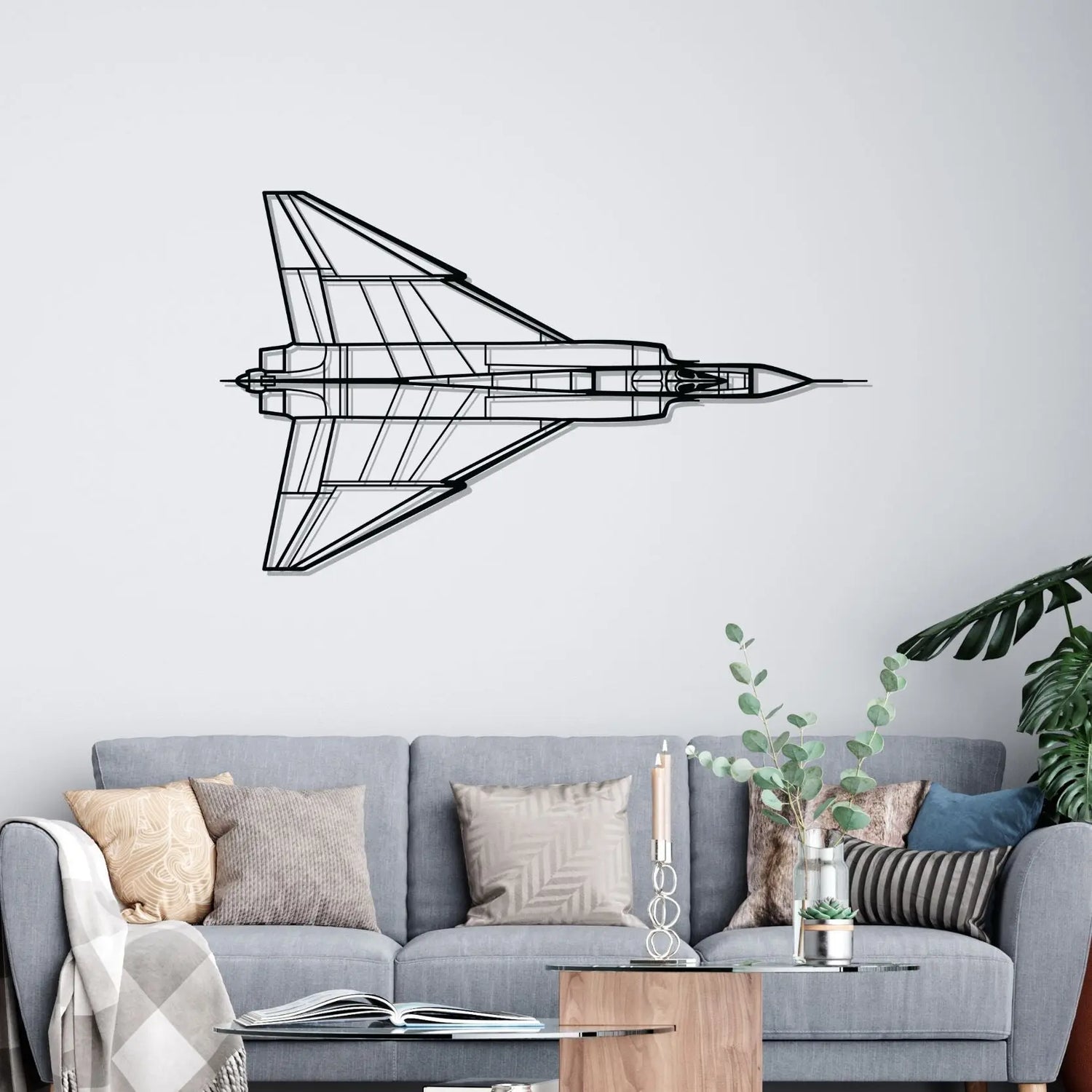 Décoration murale en métal - CF-105 Arrow aircraftvibes