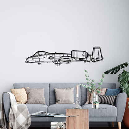 Décoration murale en métal - A-10 Thunderbolt