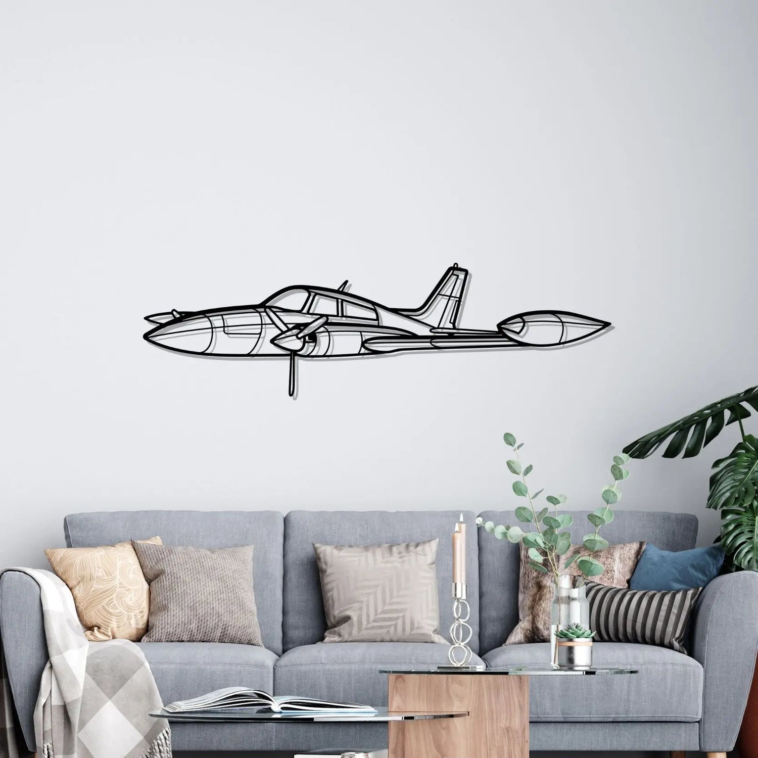Décoration murale en métal - 310R Angle aircraftvibes