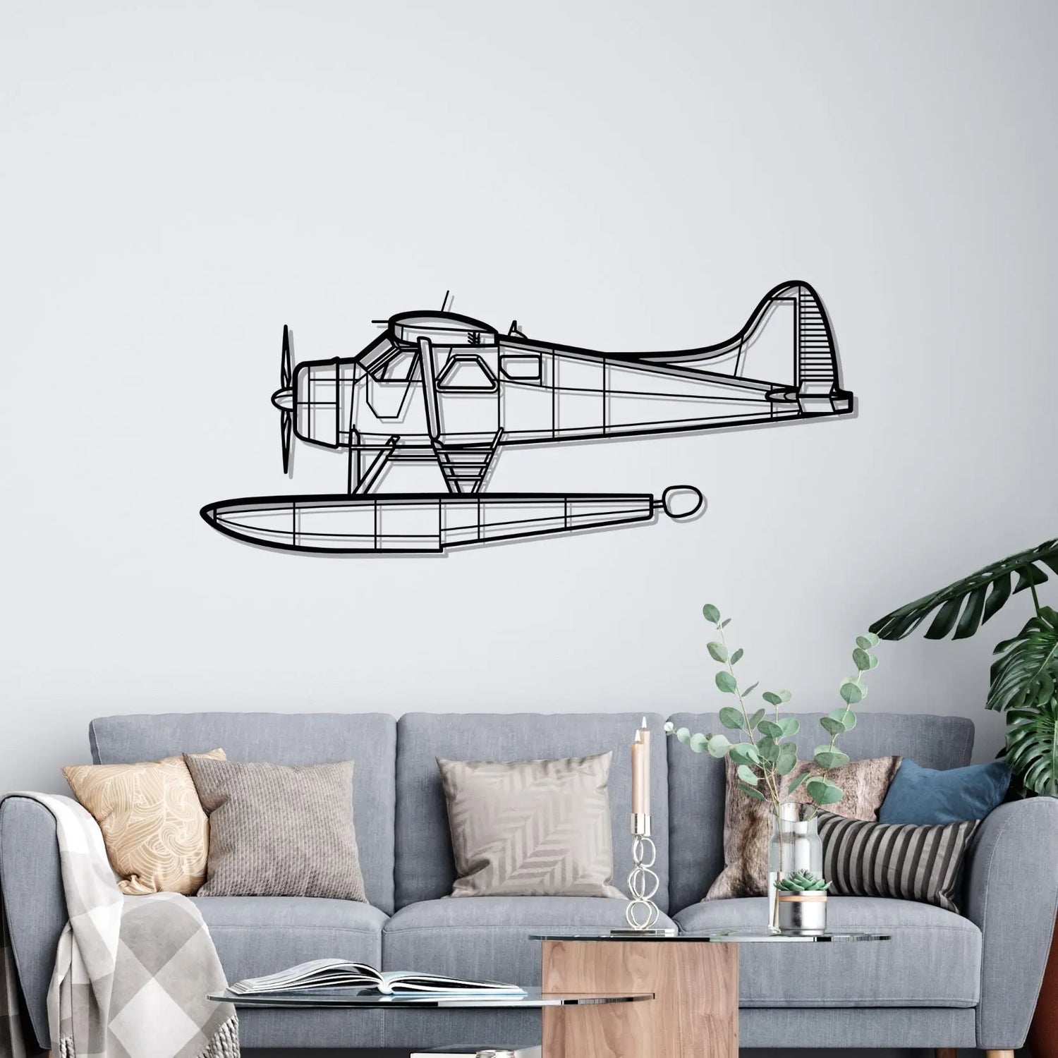 Décoration murale en métal - DHC-2 MK aircraftvibes
