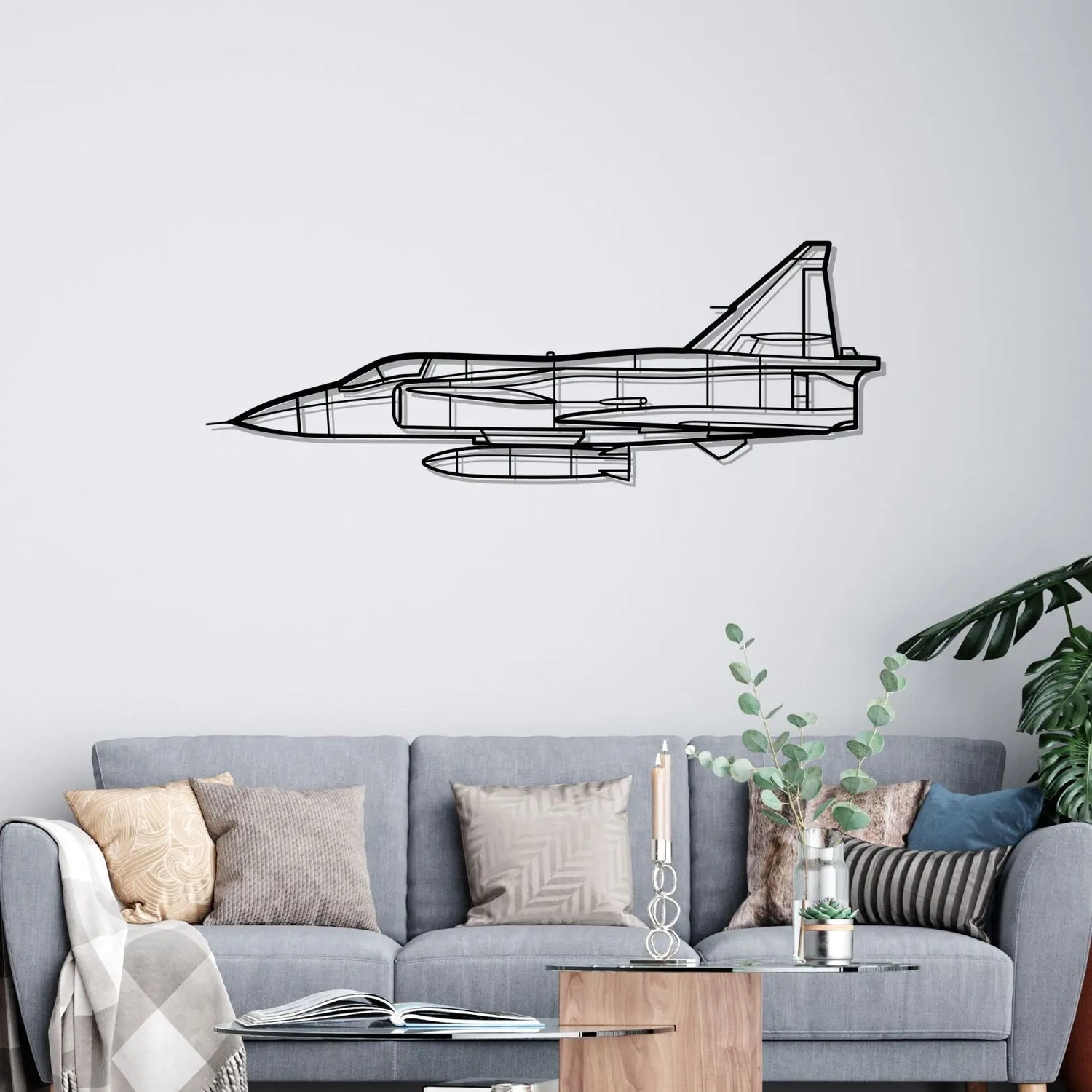 Décoration murale en métal - JA37 C aircraftvibes