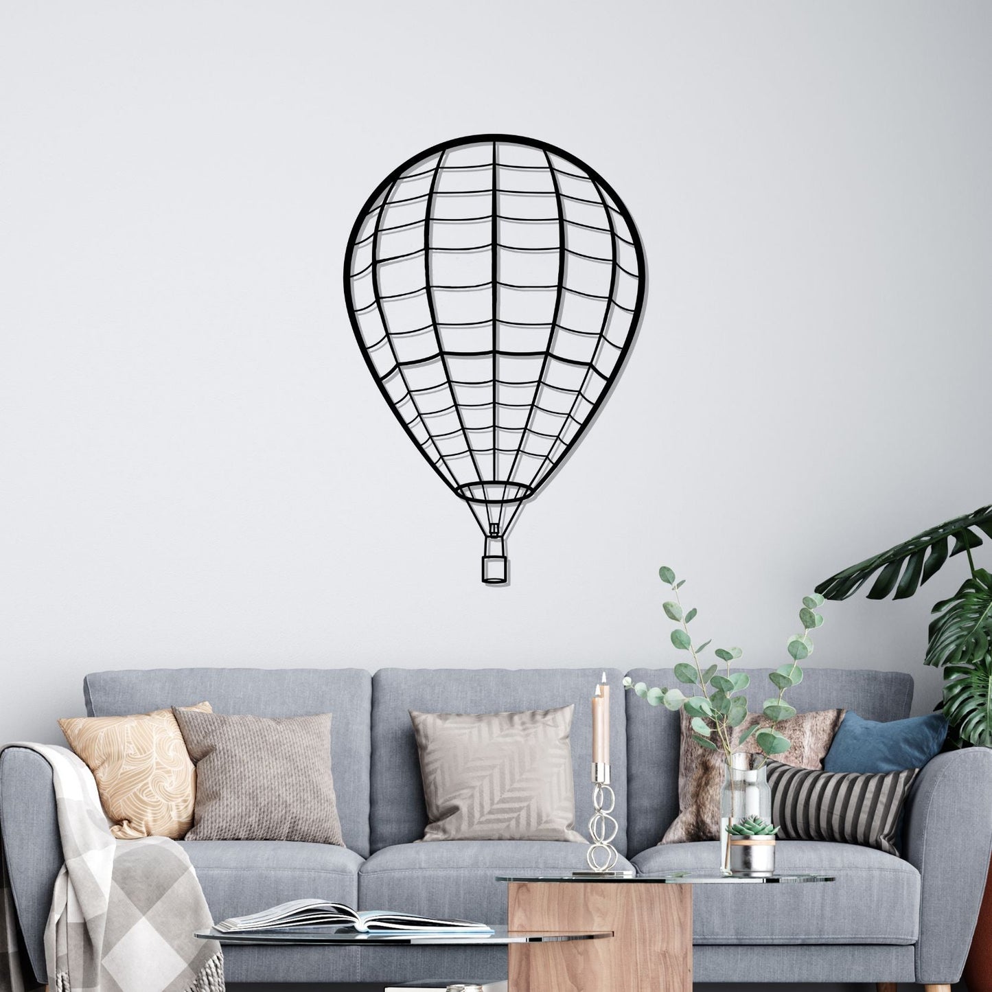 Décoration murale en métal - B-70 Silhouette