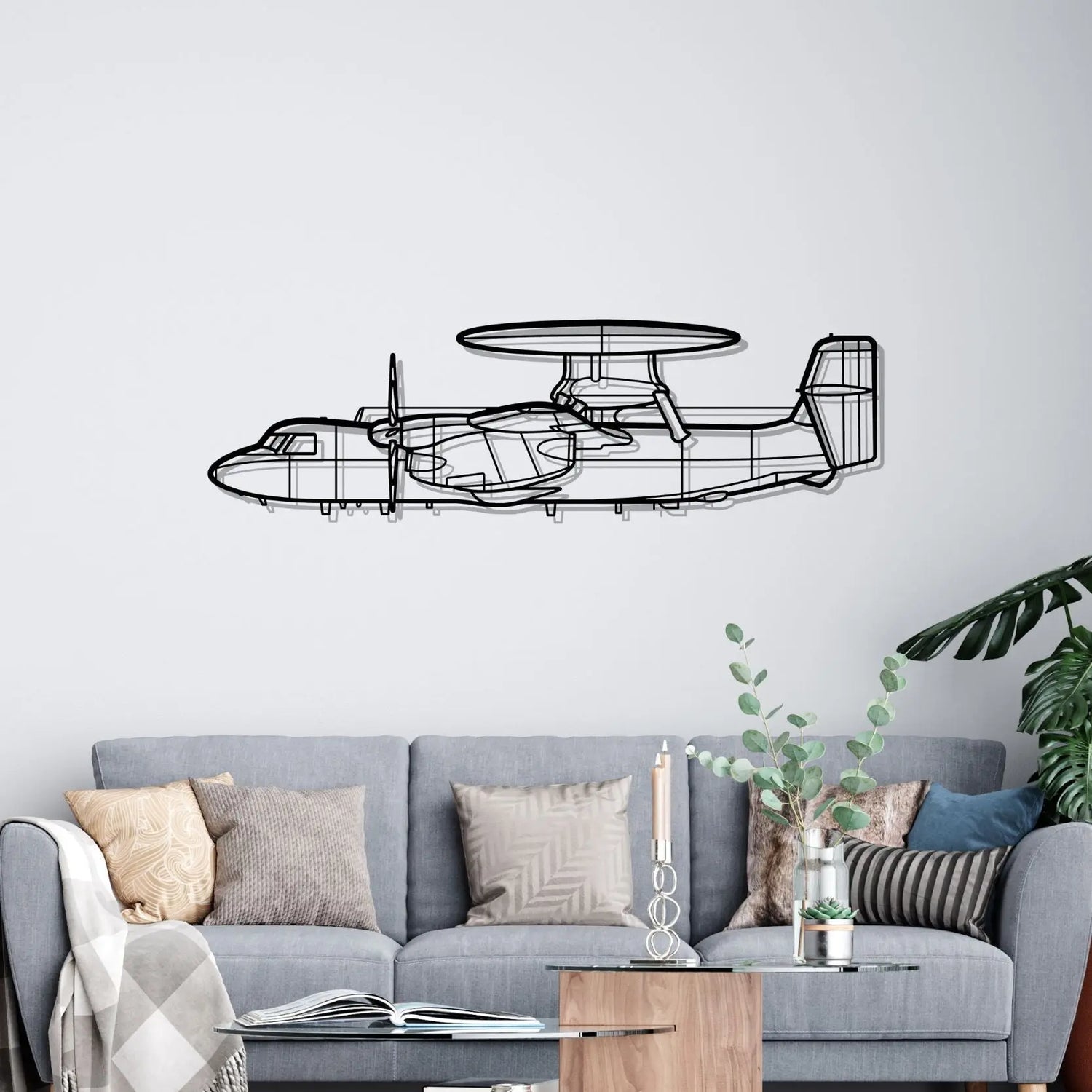 Décoration murale en métal - E-2D Hawkeye aircraftvibes