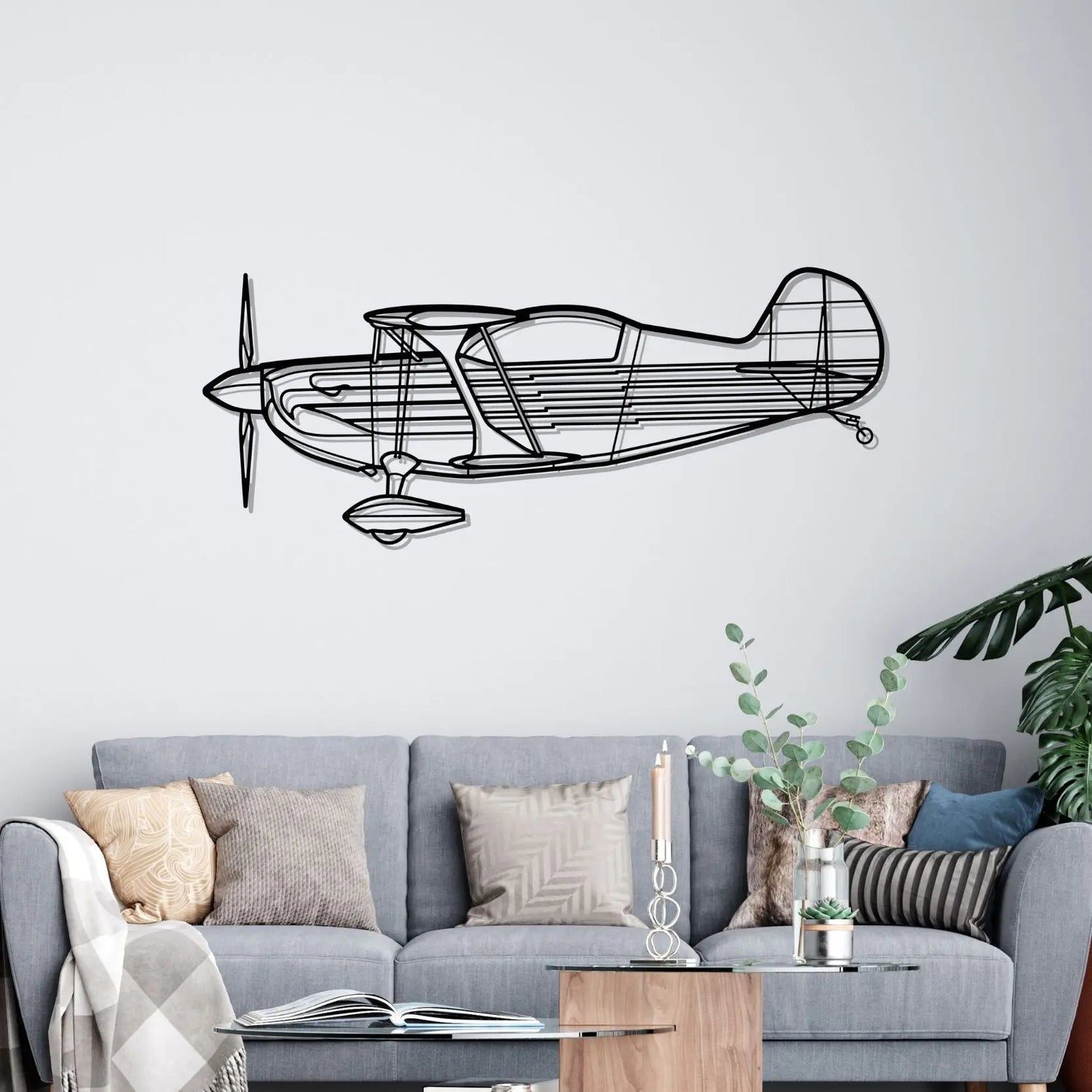 Décoration murale en métal - Eagle II aircraftvibes
