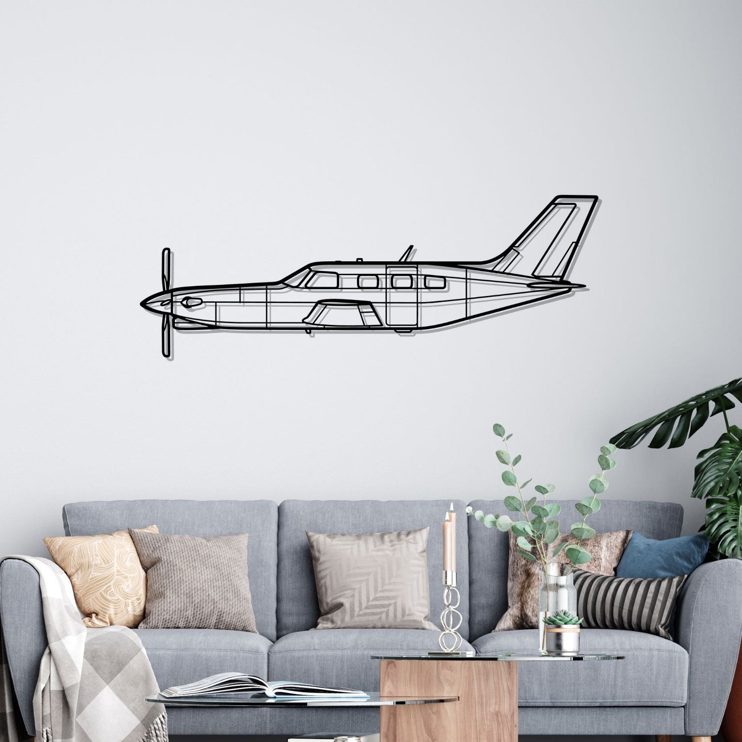 Décoration murale en métal - PA-46 Malibu aircraftvibes