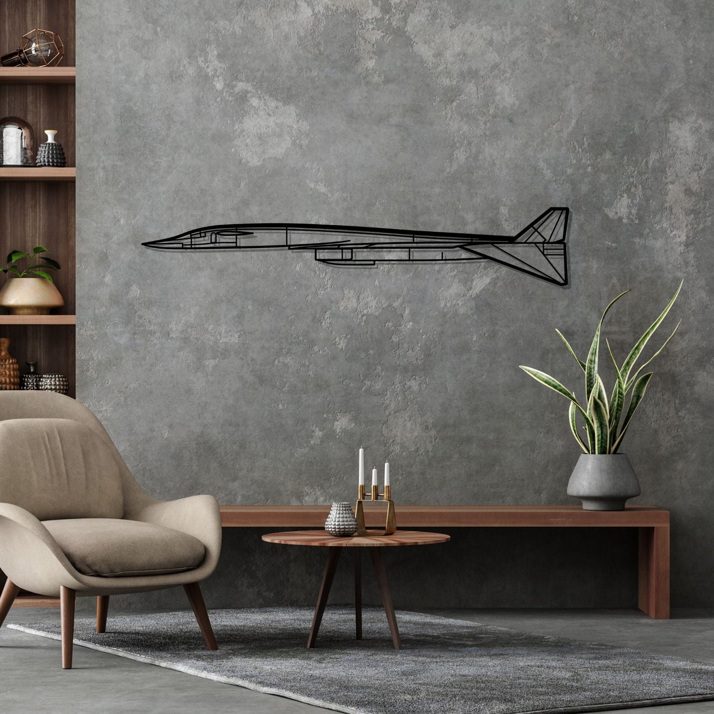 Décoration murale en métal - XB70 Valkyrie