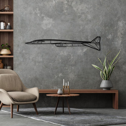 Décoration murale en métal - XB70 Valkyrie