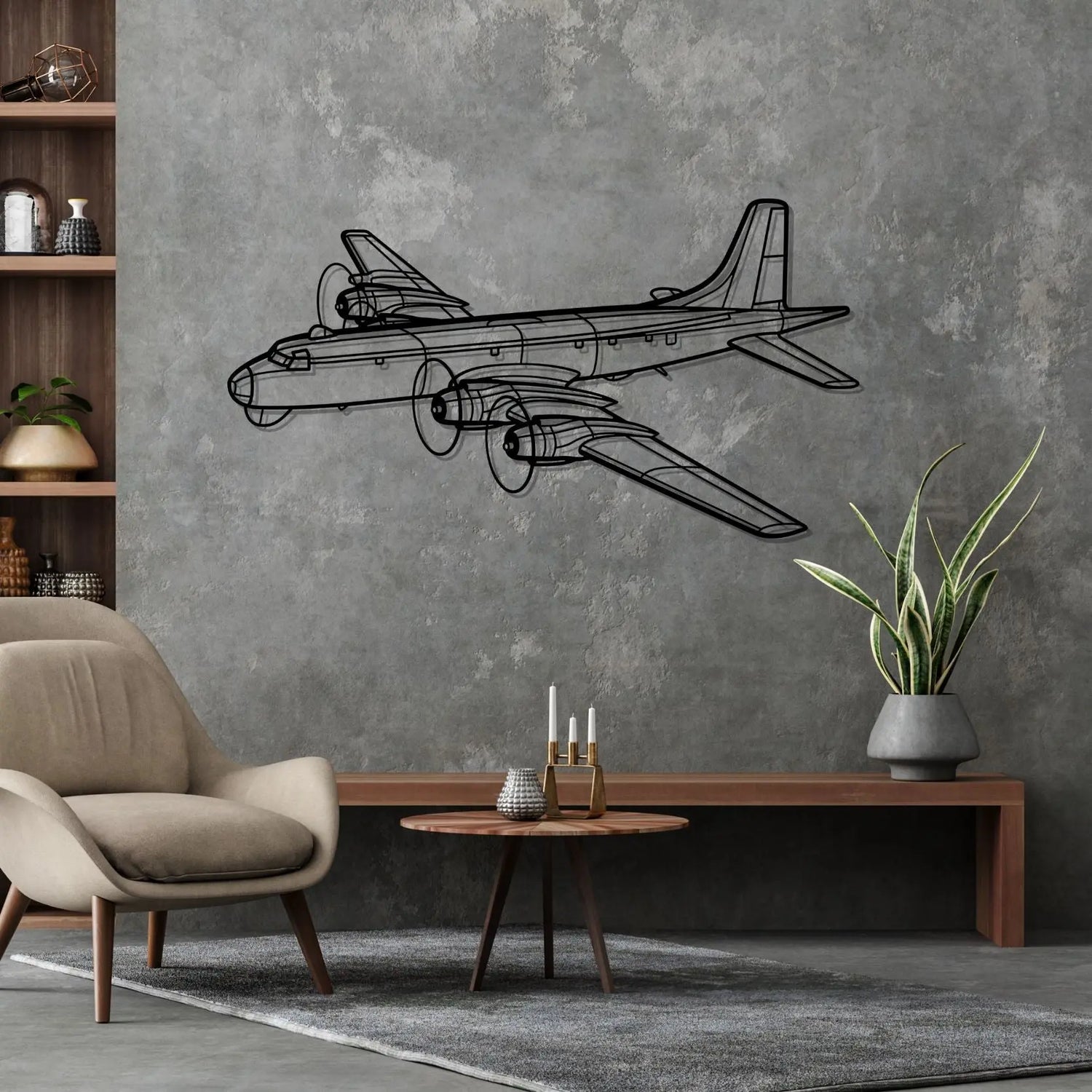 Décoration murale en métal - CP-107 Argus aircraftvibes