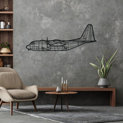 Décoration murale en métal - AC-130J Ghostrider