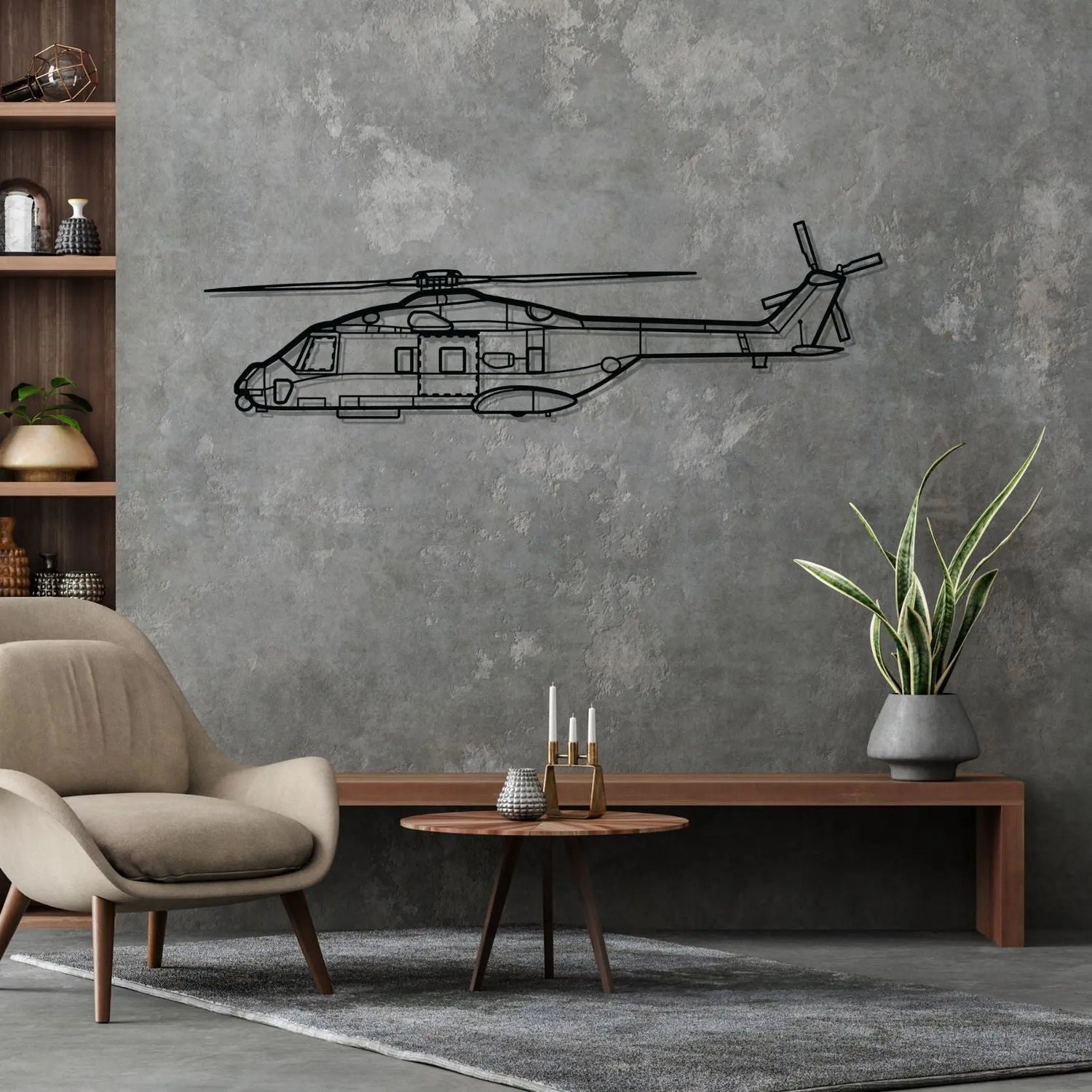 Décoration murale en métal - NH90 NFH aircraftvibes