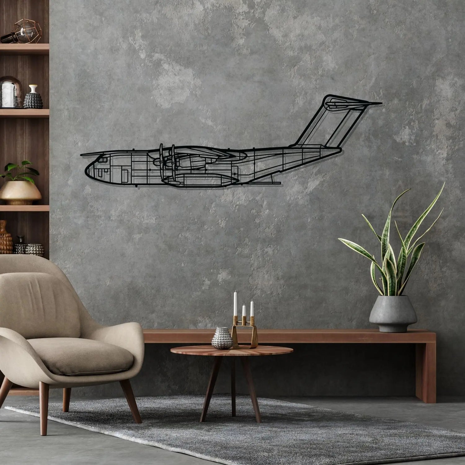 Décoration murale en métal - A400M Atlas aircraftvibes