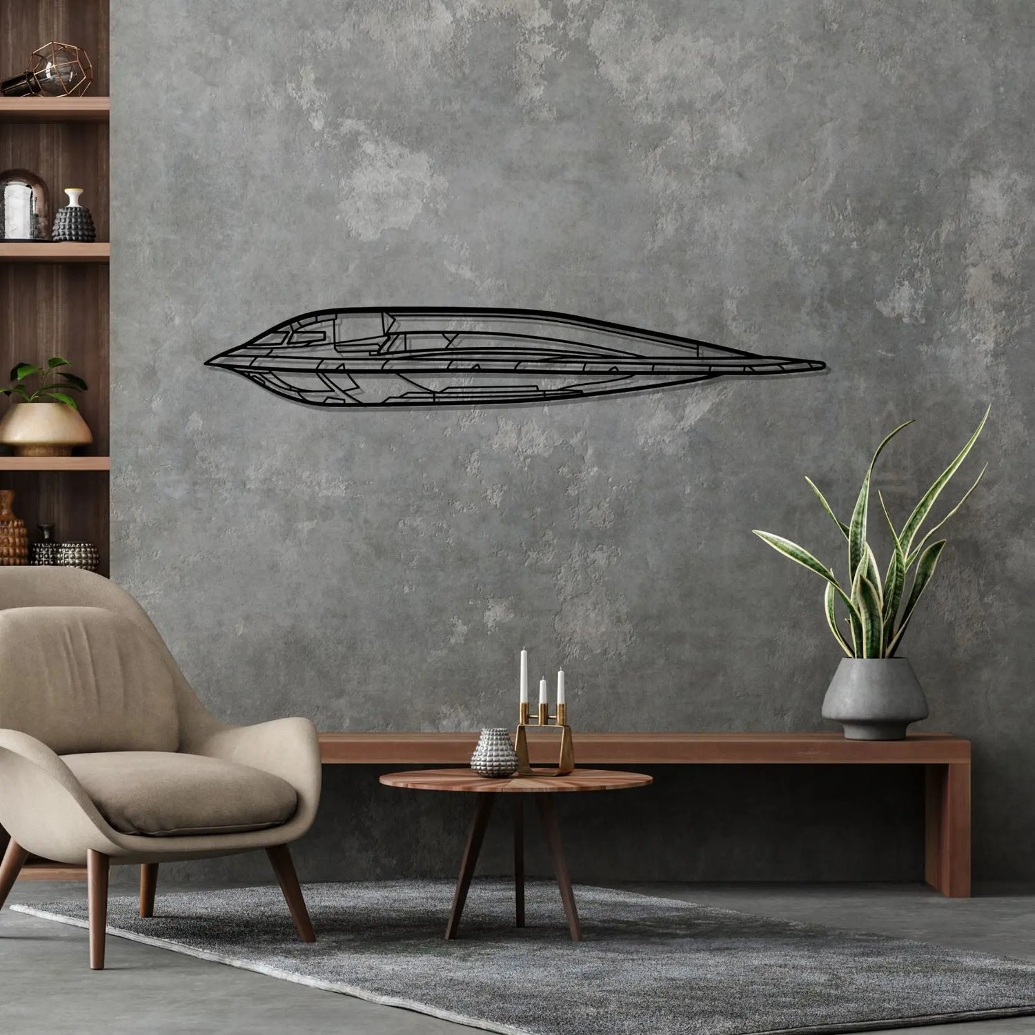 Décoration murale en métal - B-2 Spirit aircraftvibes