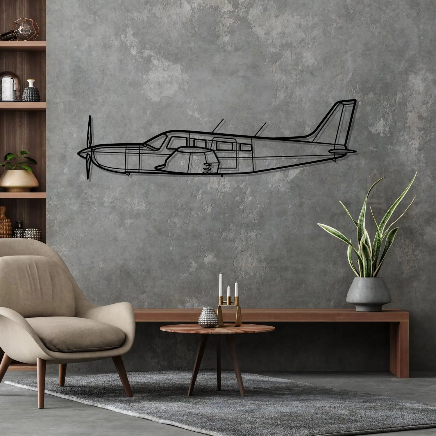 Décoration murale en métal - PA-32R-301 Saratoga aircraftvibes