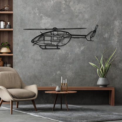 Décoration murale en métal - EC-145 Silhouette