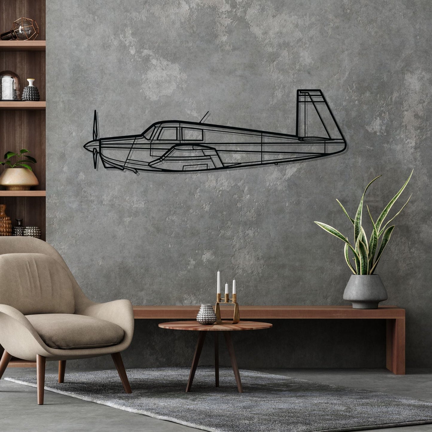 Décoration murale en métal - M20C Silhouette