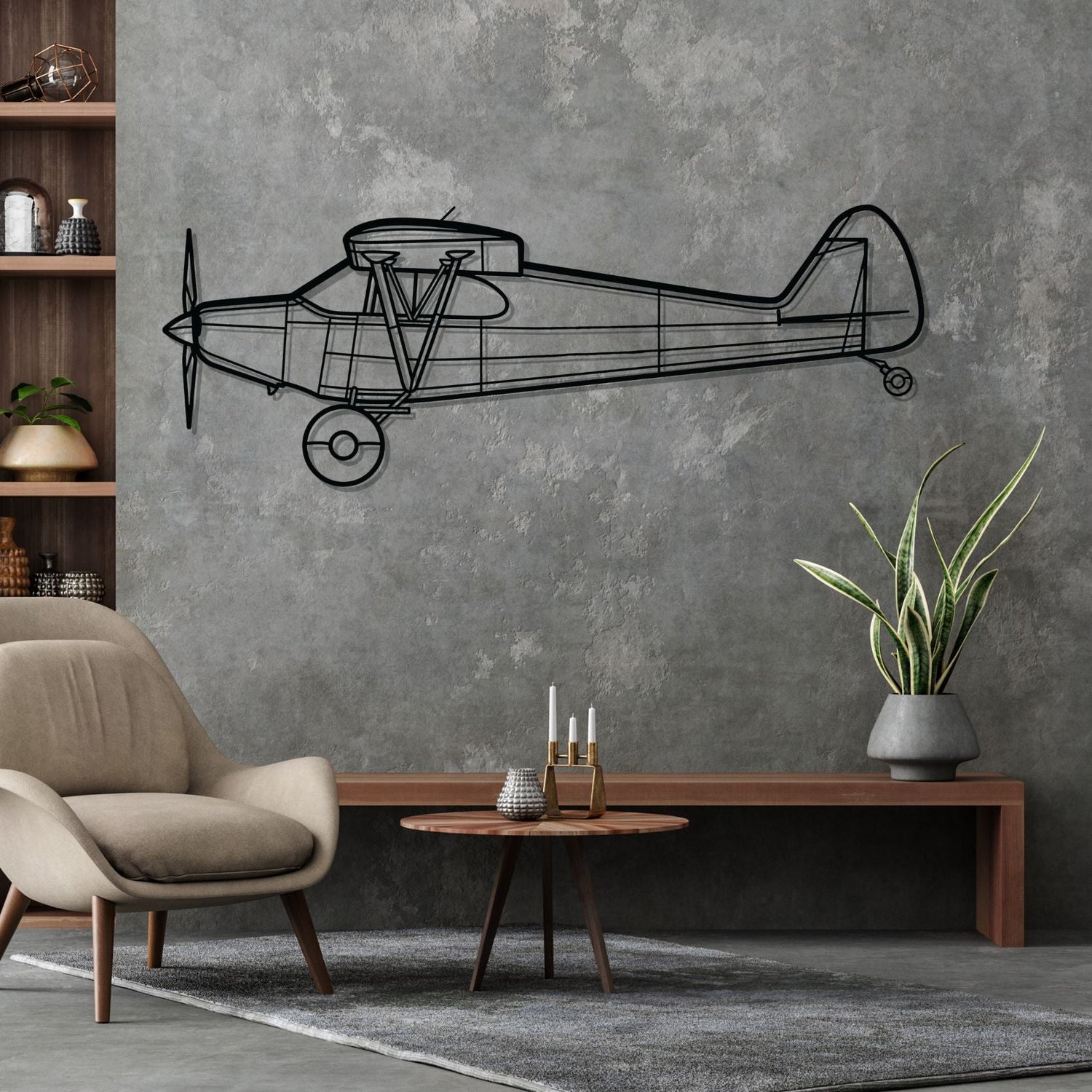 Décoration murale en métal - PA-12 Super aircraftvibes