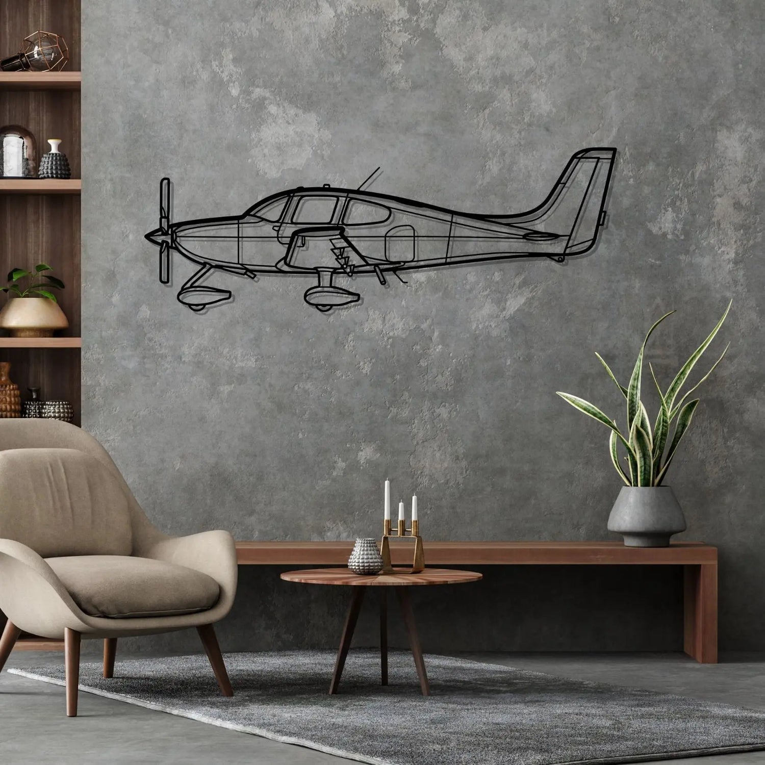 Décoration murale en métal - SR22T GTS aircraftvibes
