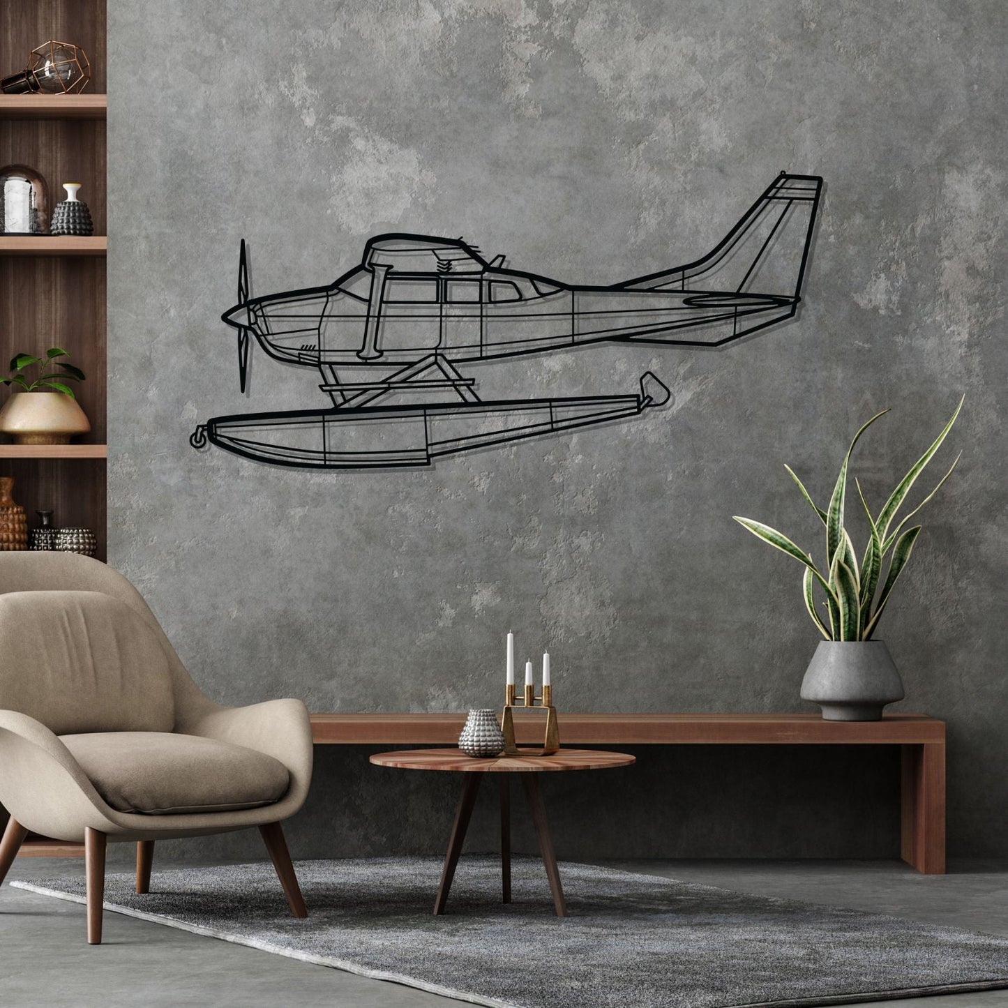 Décoration murale en métal - 206 Turbo