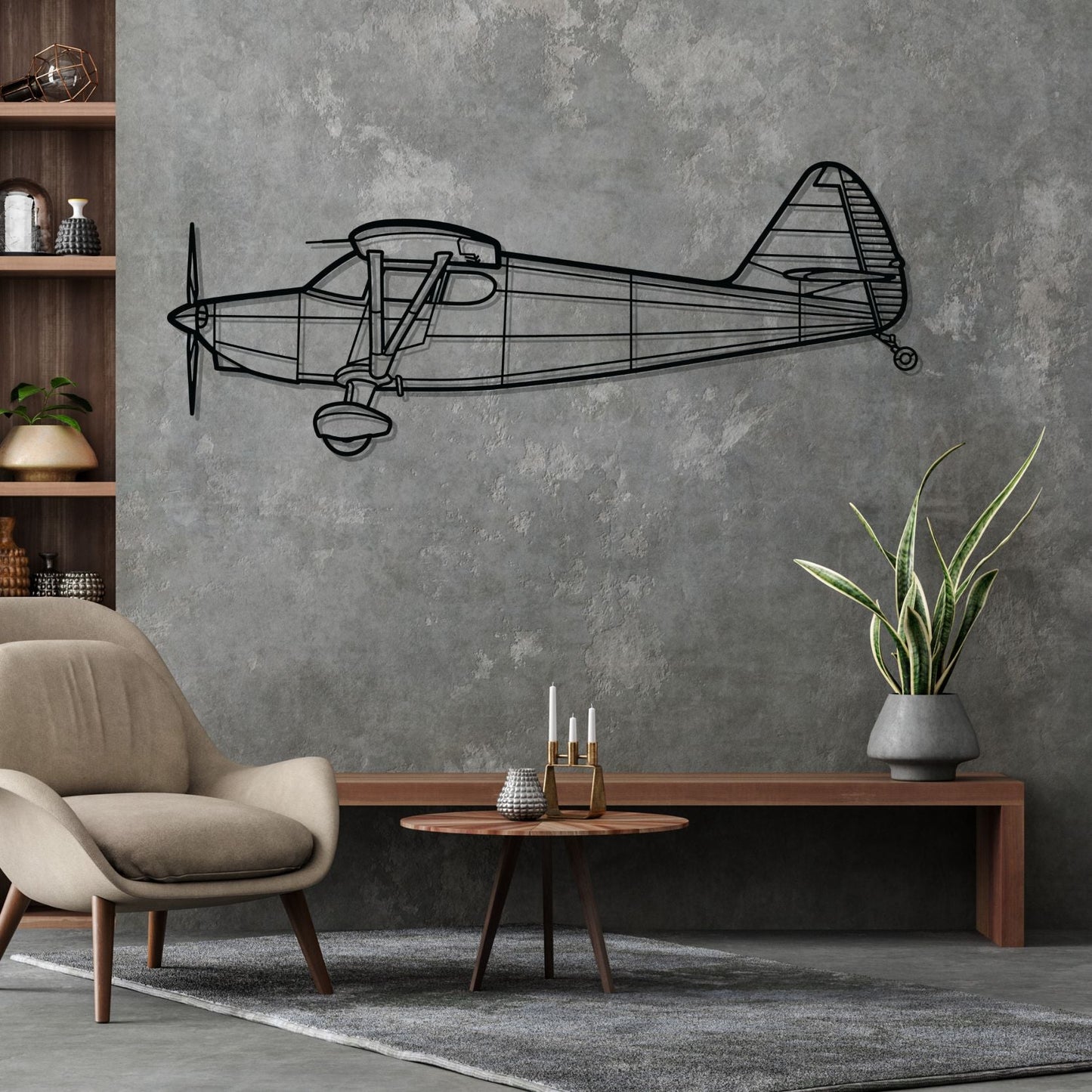 Décoration murale en métal - 108-2 Silhouette