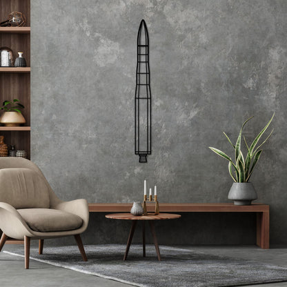 Décoration murale en métal - LGM-35 Sentinel