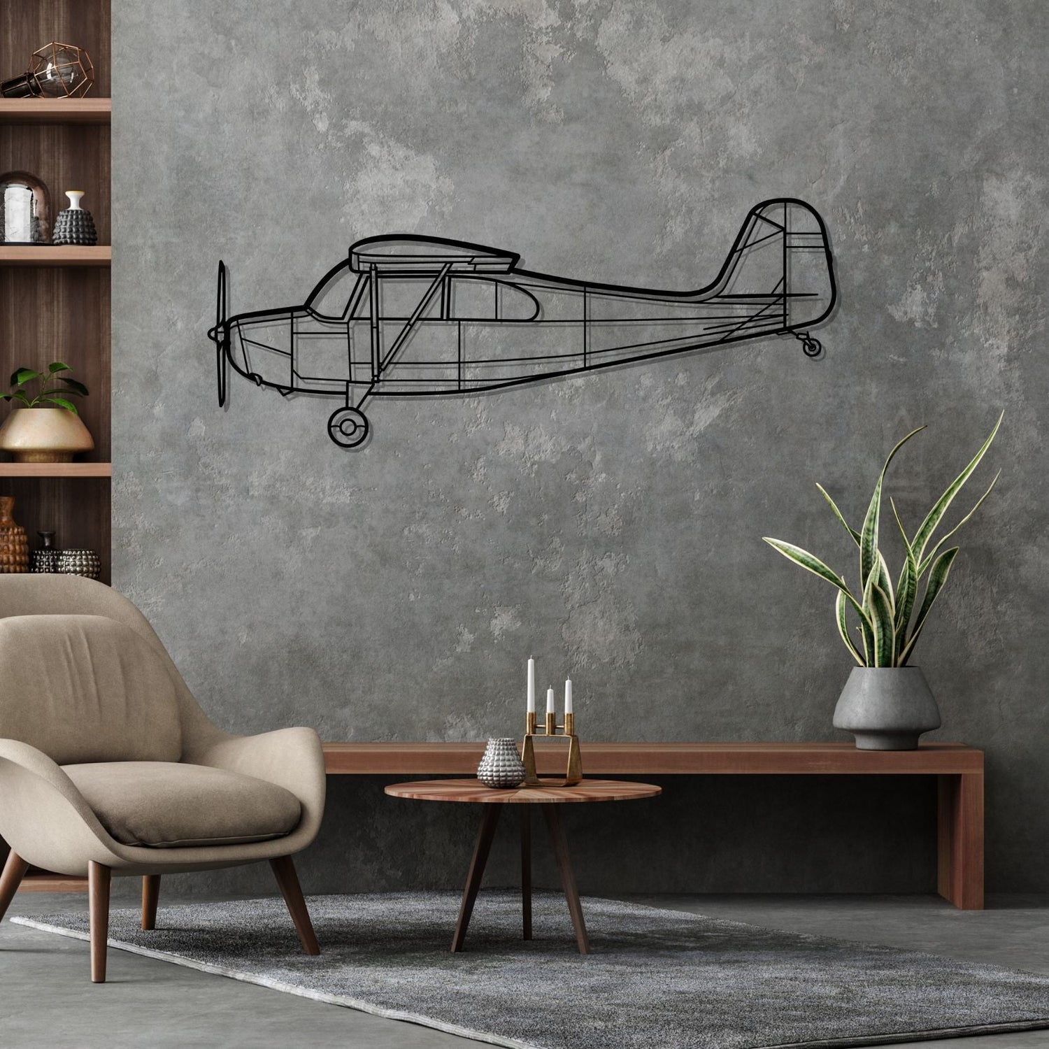 Décoration murale en métal - 7AC Champion aircraftvibes