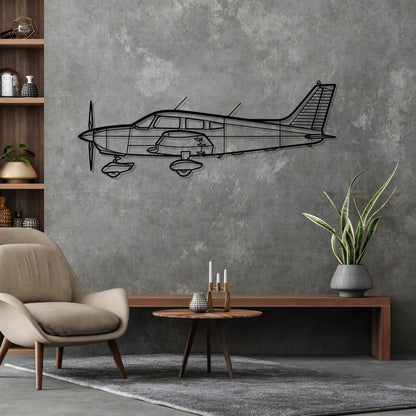 Décoration murale en métal - PA-28 Warrior