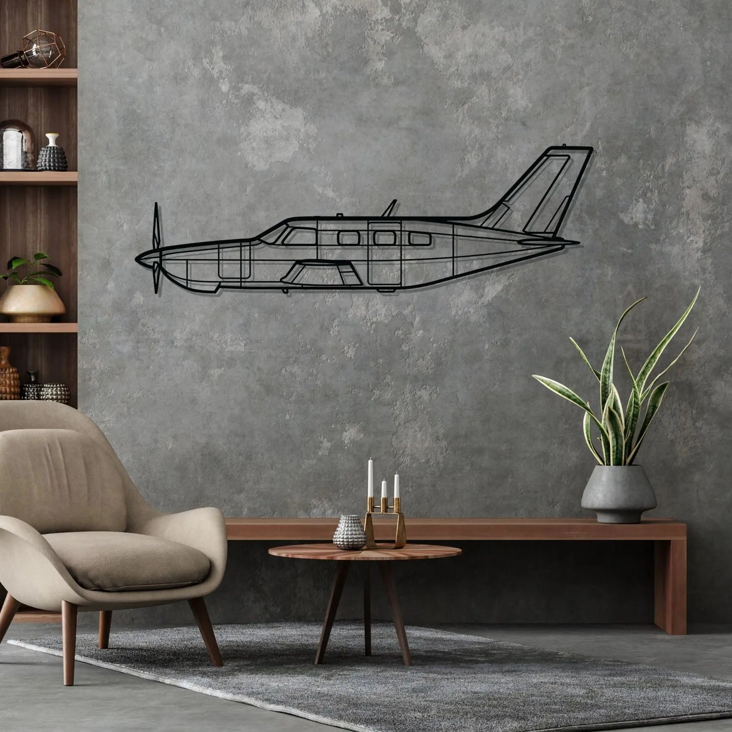 Décoration murale en métal - PA-46R-350T Matrix aircraftvibes