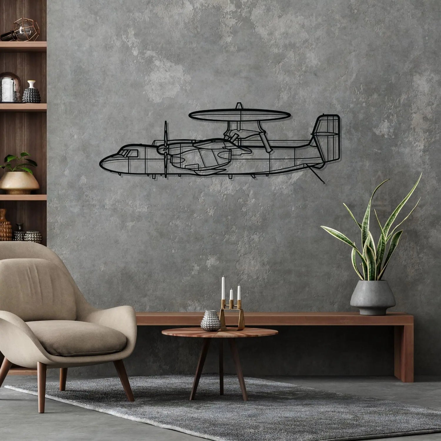 Décoration murale en métal - E-2C Hawkeye aircraftvibes