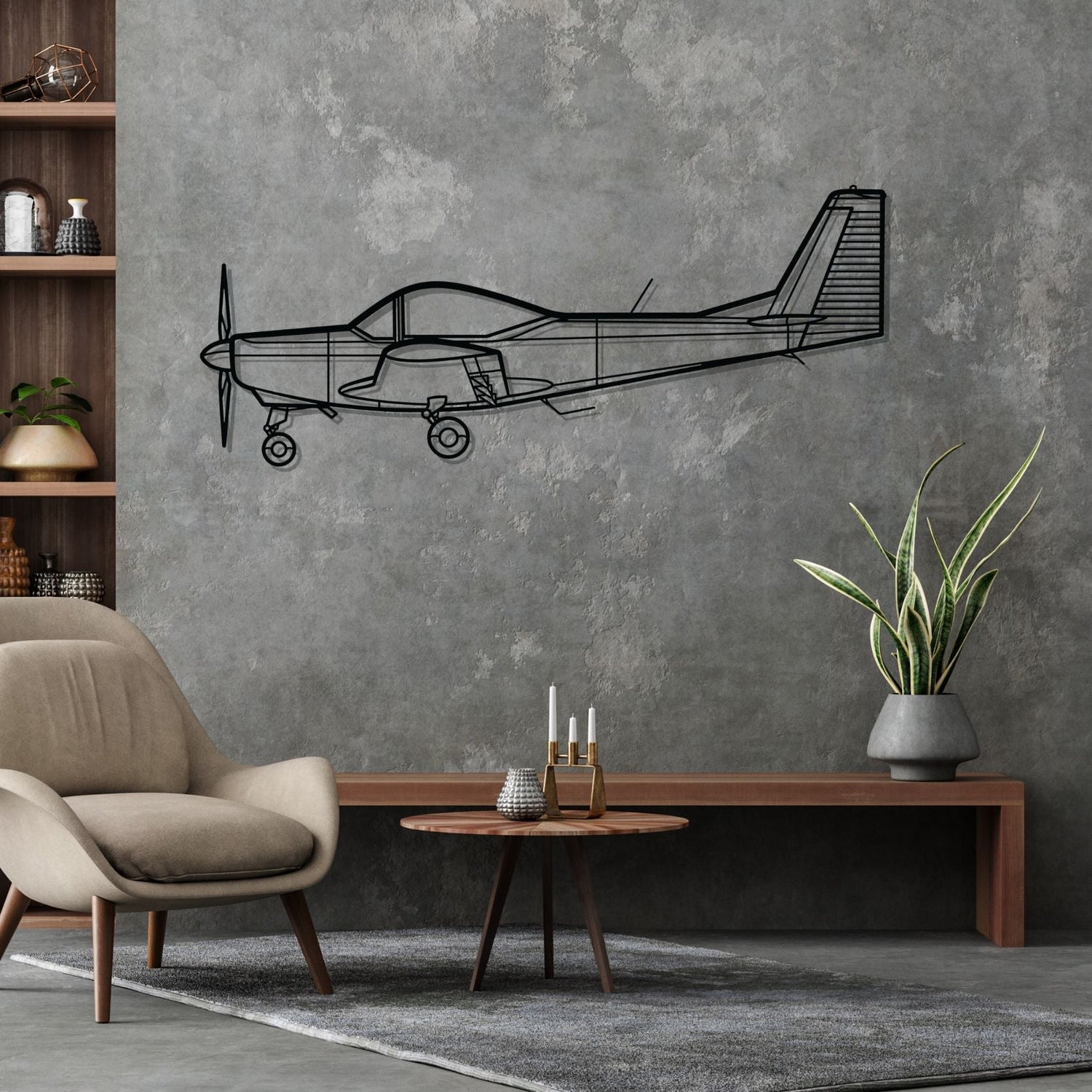 Décoration murale en métal - AS/SA 202 aircraftvibes