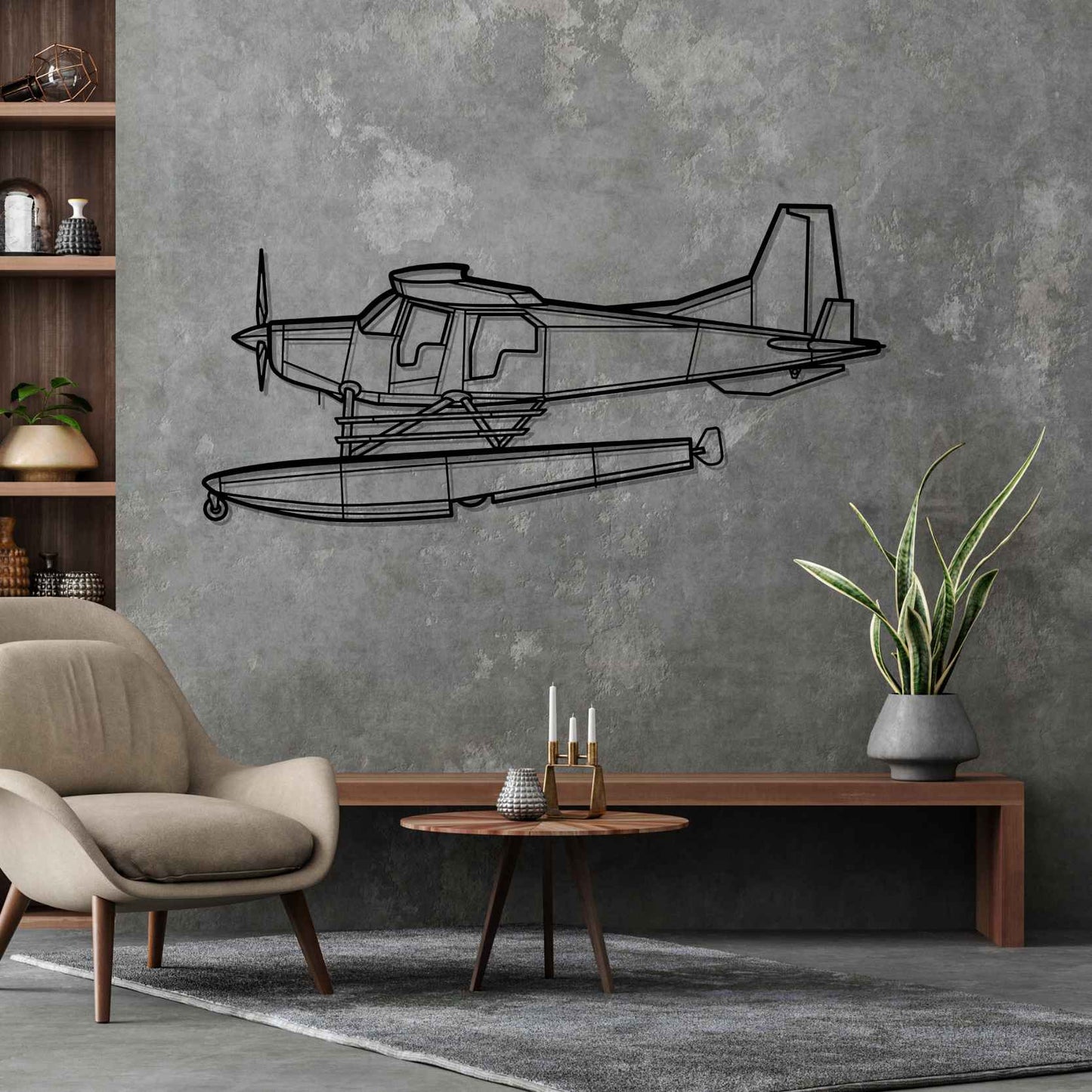 Décoration murale en métal - Bush Hawk