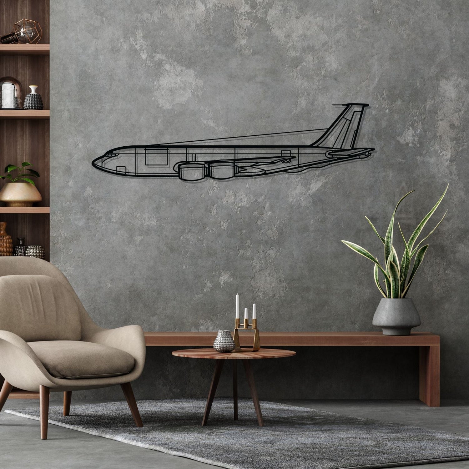 Décoration murale en métal - KC-135R Stratotanker aircraftvibes