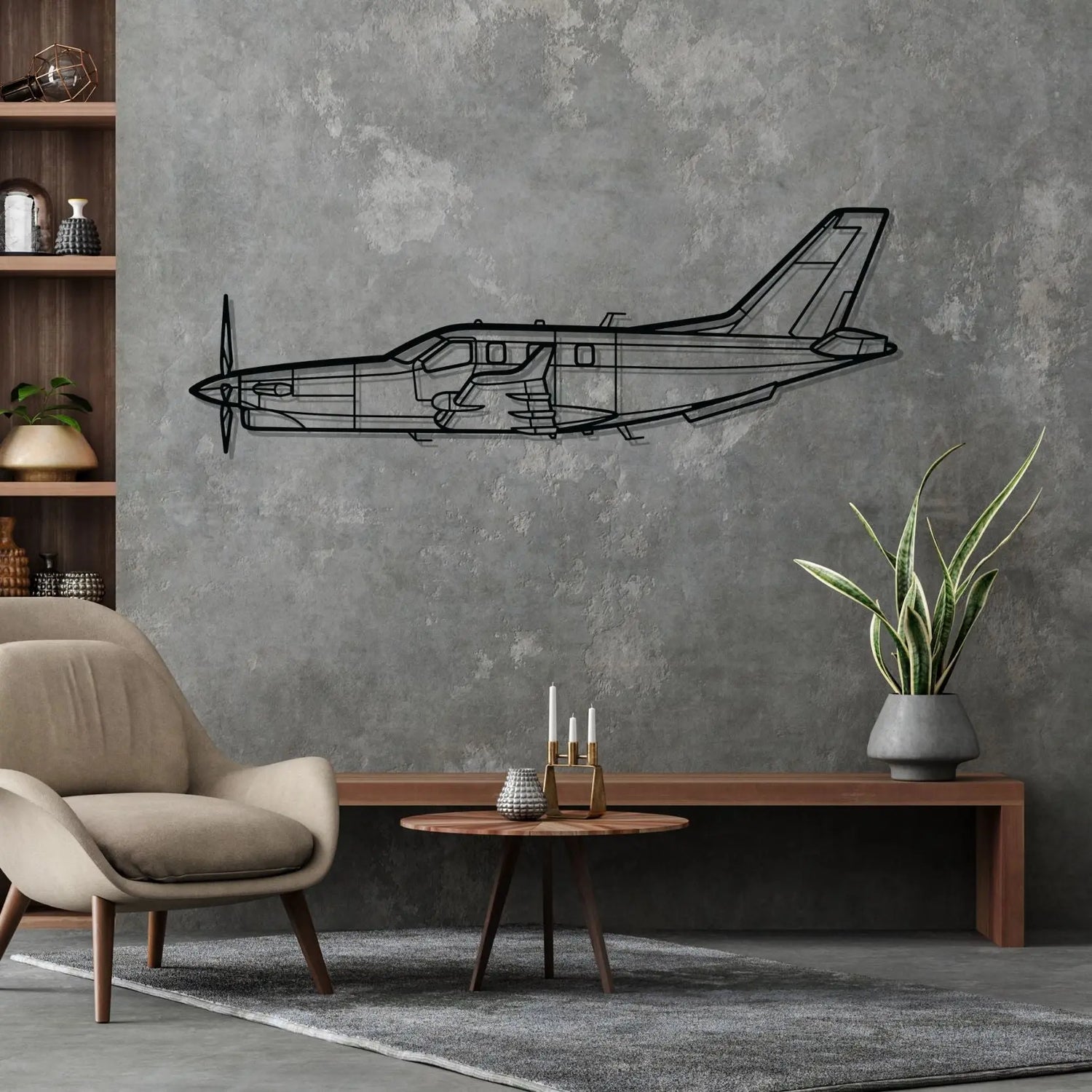 Décoration murale en métal - TBM 960 aircraftvibes