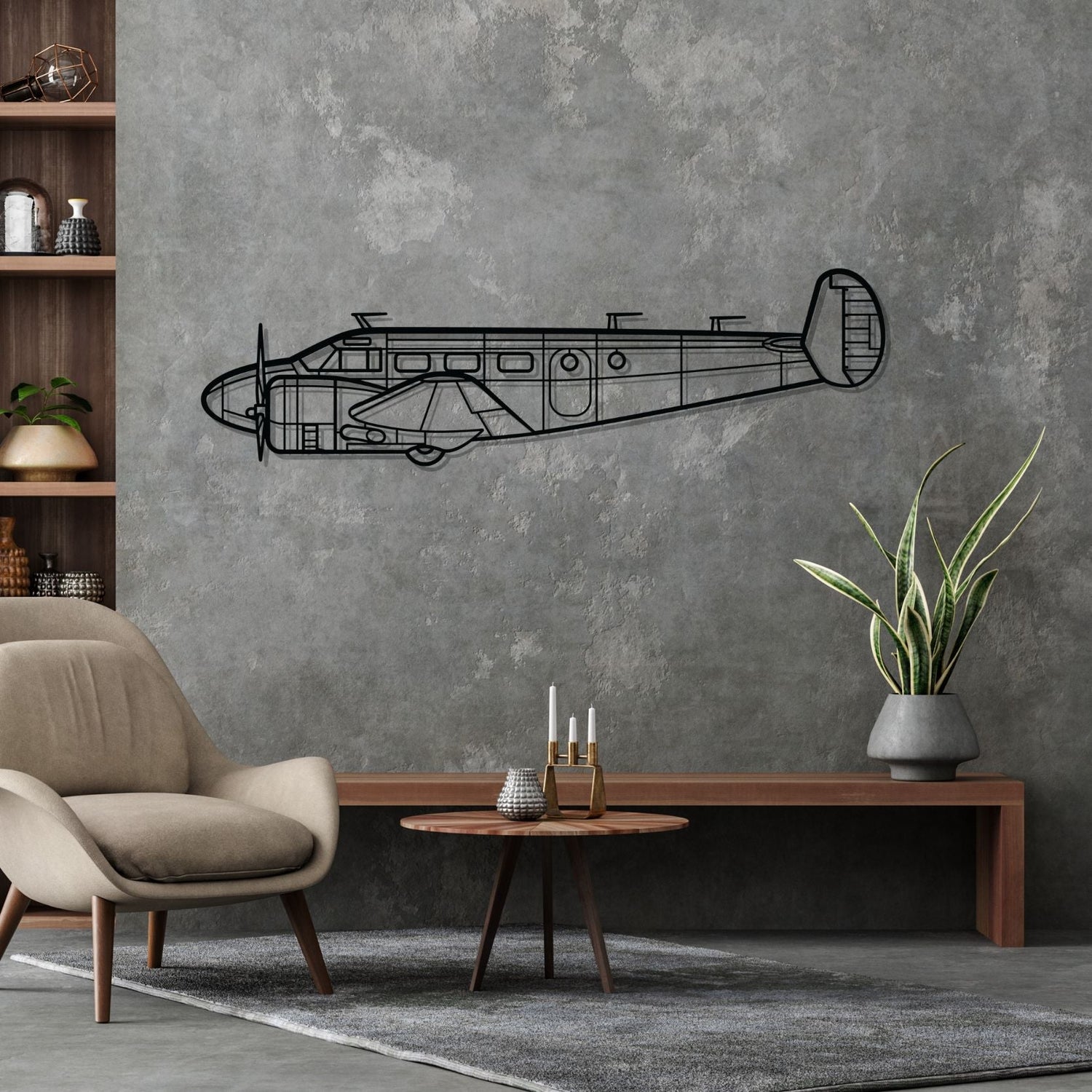 Décoration murale en métal - C45-H Expeditor aircraftvibes