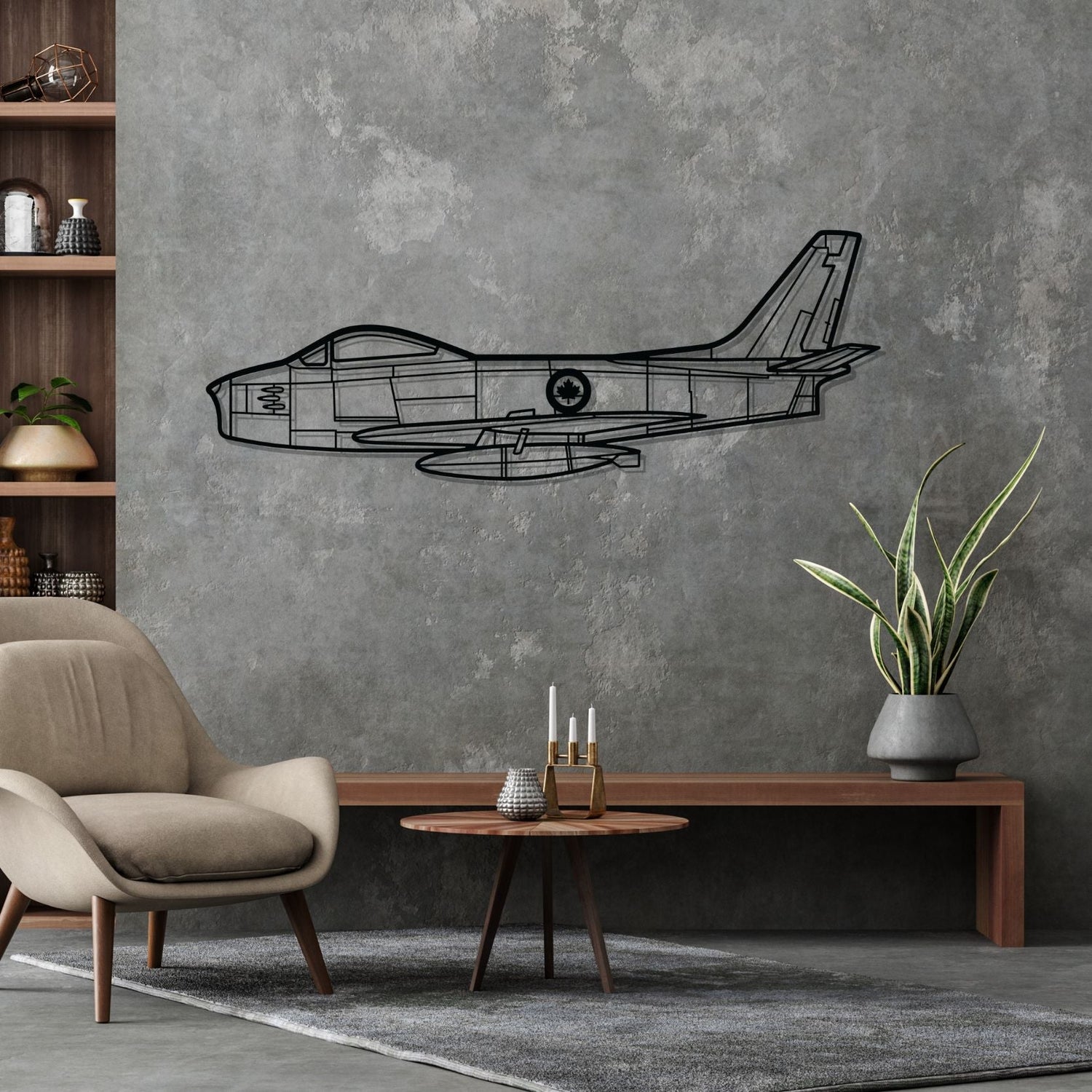 Décoration murale en métal - F86 Sabre aircraftvibes