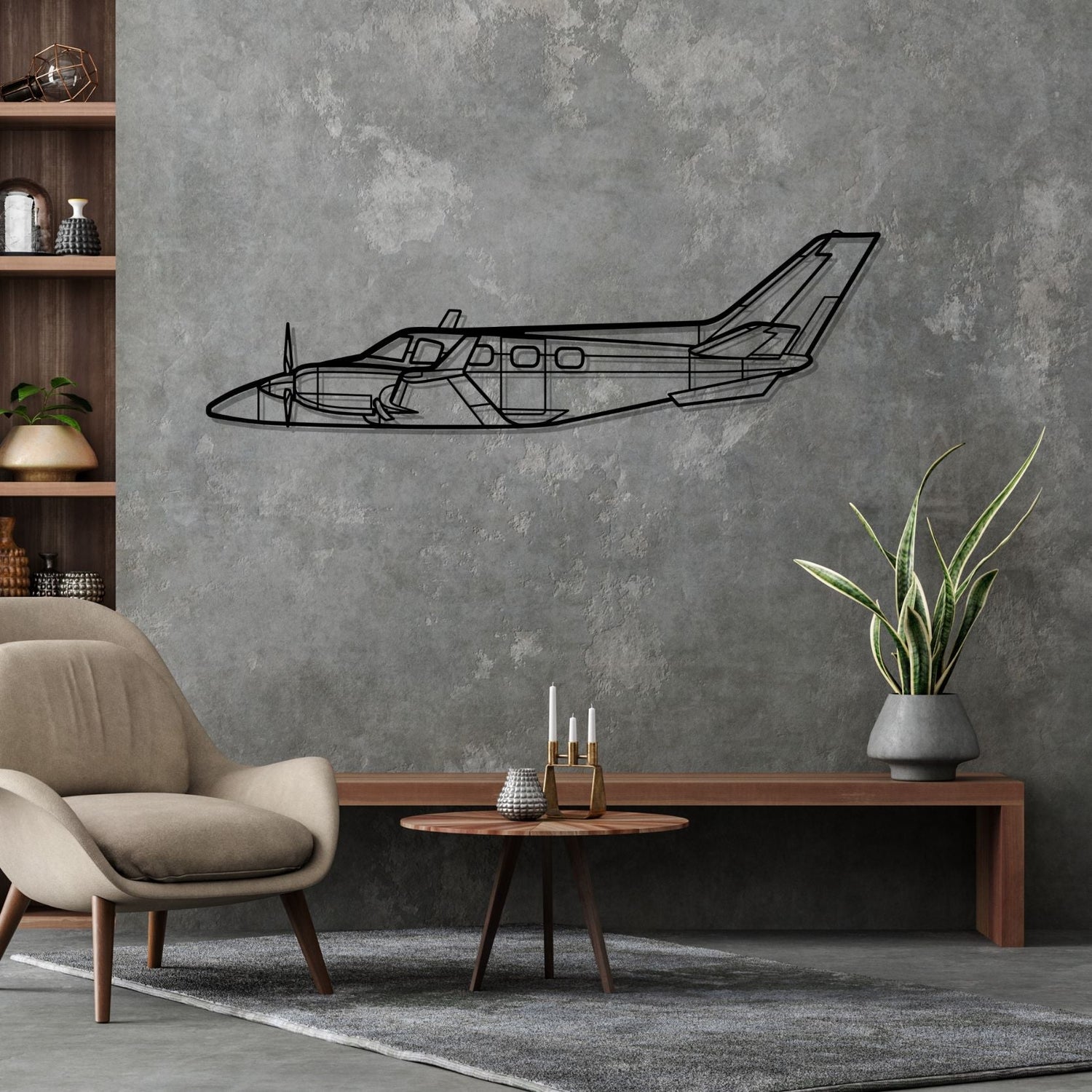 Décoration murale en métal - B60 Duke aircraftvibes