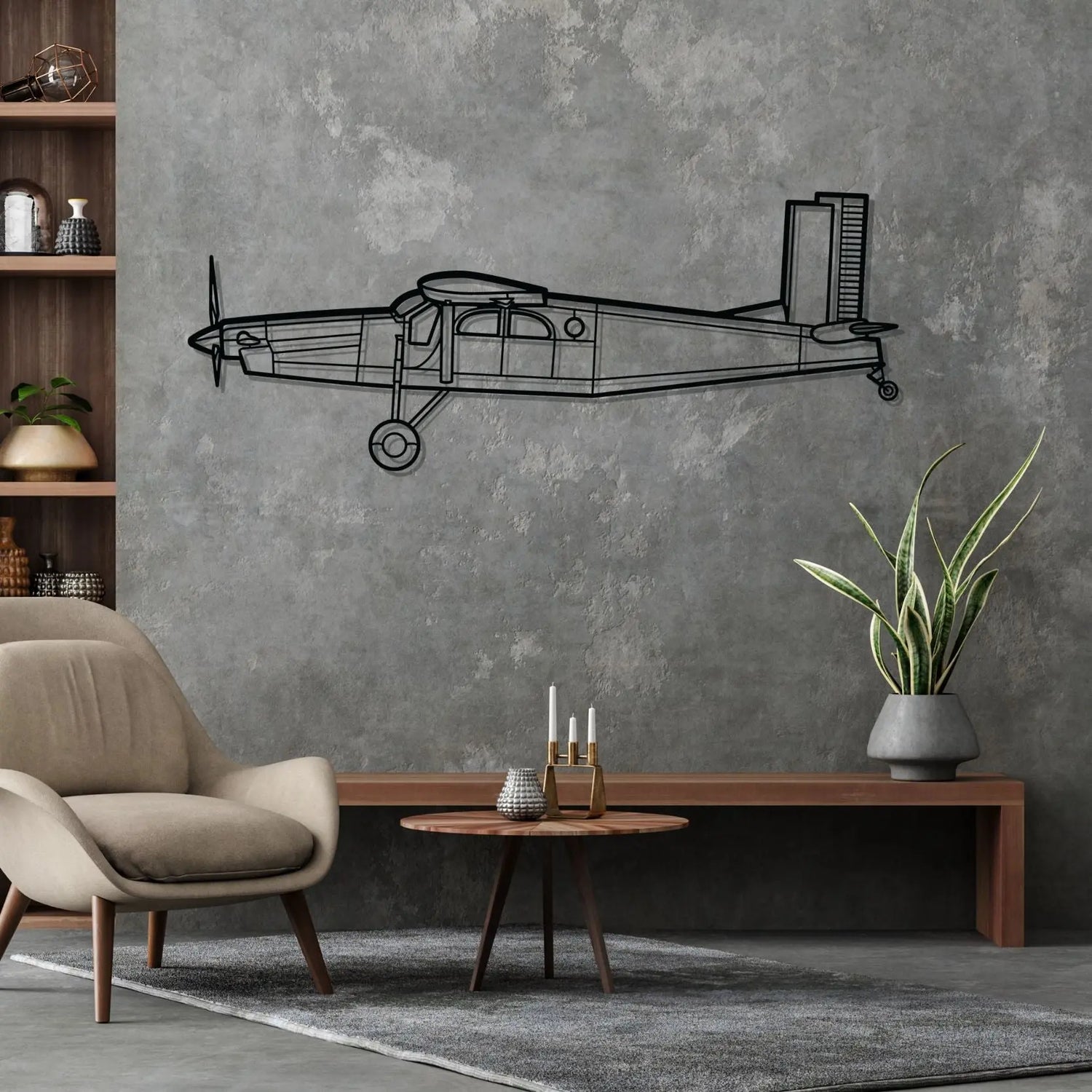 Décoration murale en métal - PC-6/B2-H2 Turbo-Porter aircraftvibes