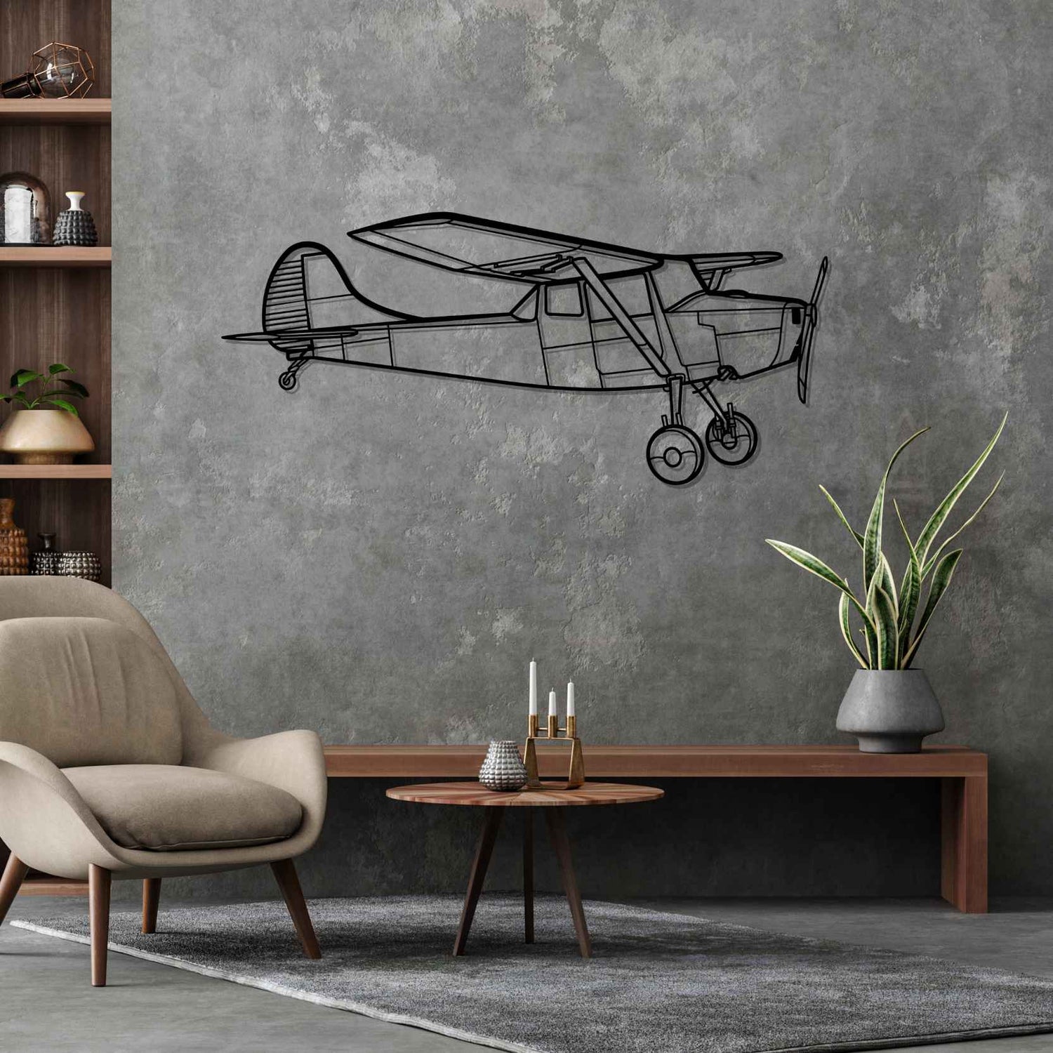 Décoration murale en métal - O-1 Bird aircraftvibes
