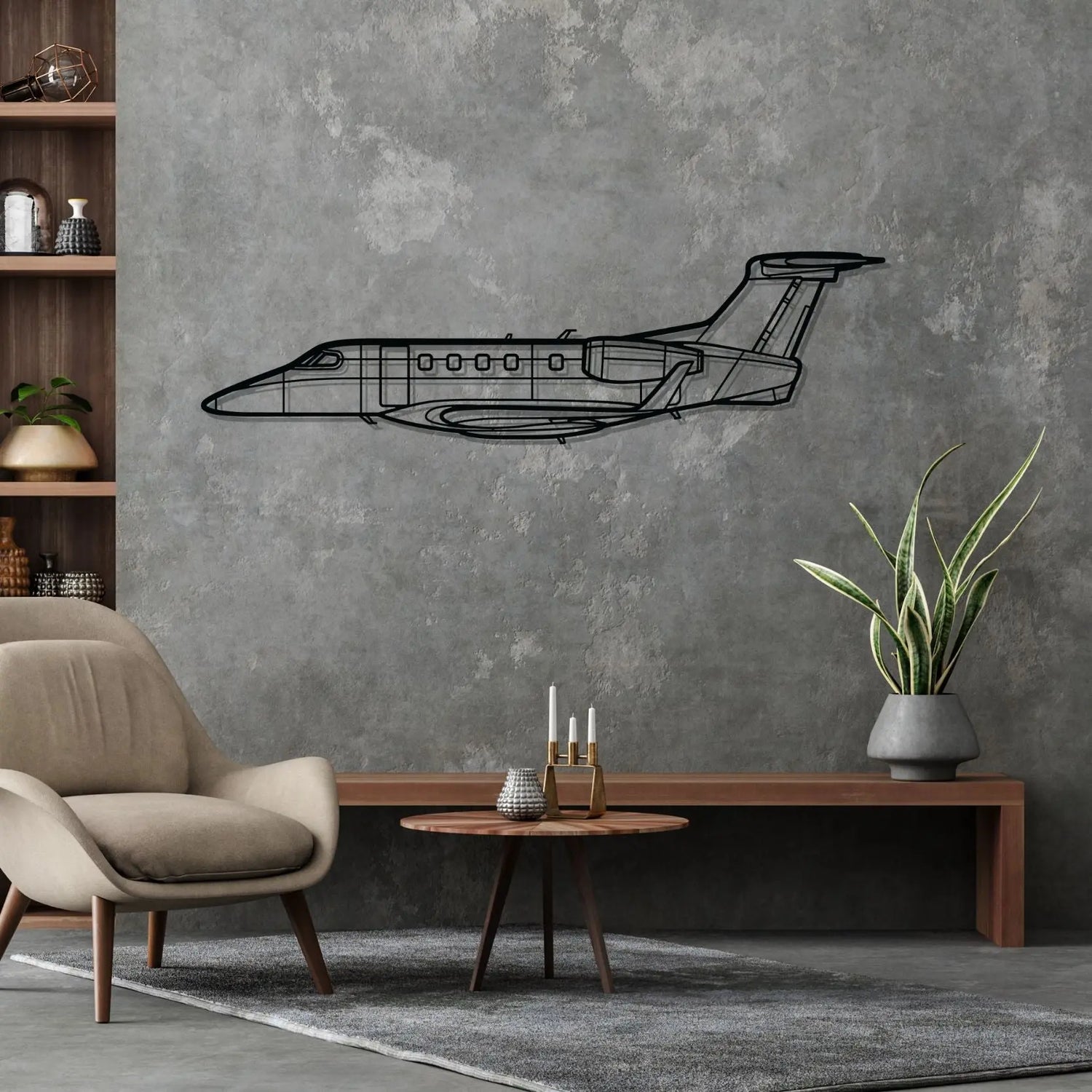 Décoration murale en métal - Phenom 300 aircraftvibes
