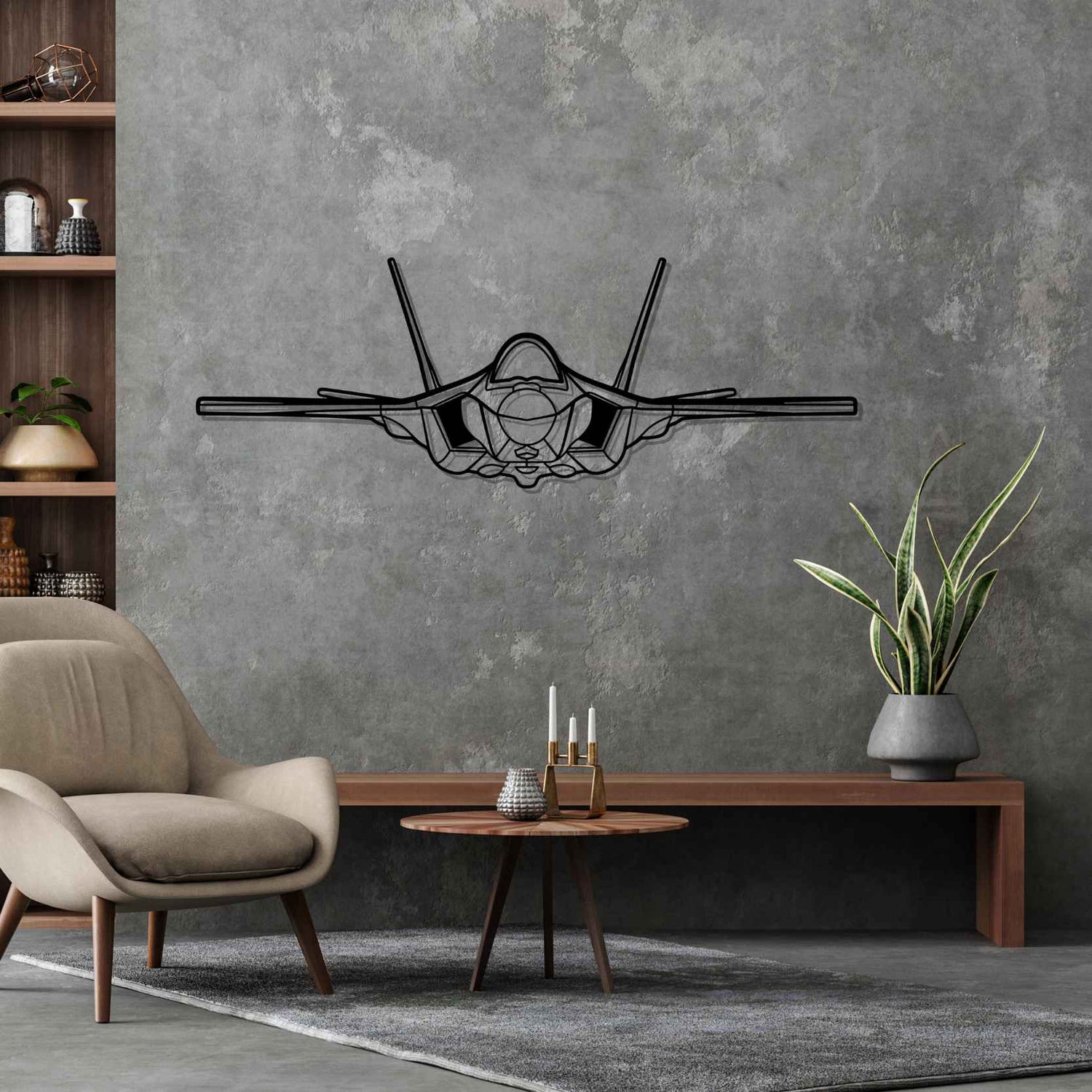 Décoration murale en métal - F-35A Lightning aircraftvibes