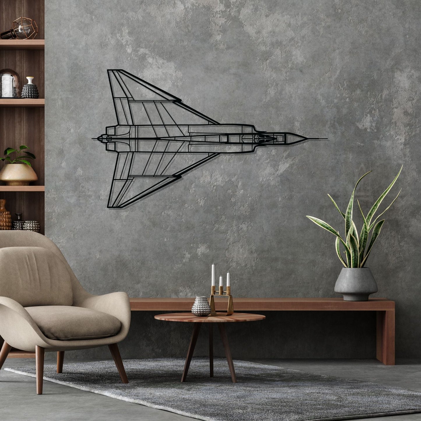 Décoration murale en métal - CF-105 Arrow
