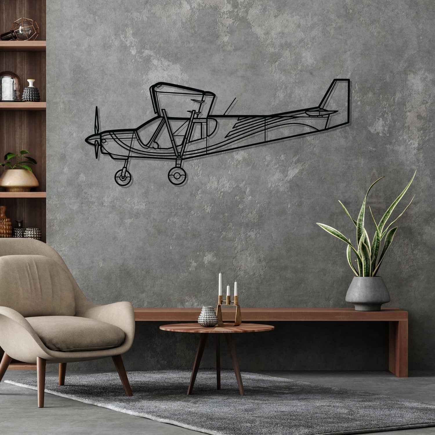 Décoration murale en métal - STOL CH aircraftvibes