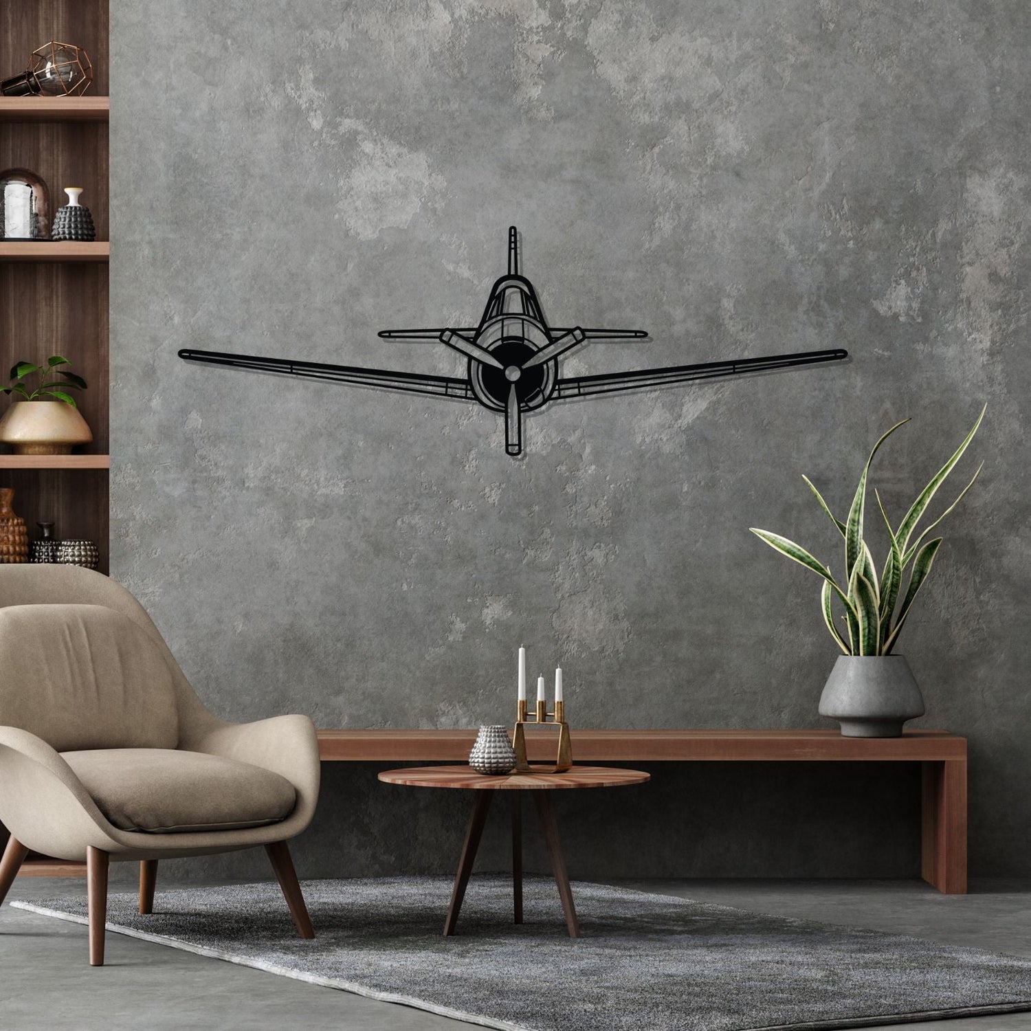 Décoration murale en métal - T-28 Trojan aircraftvibes