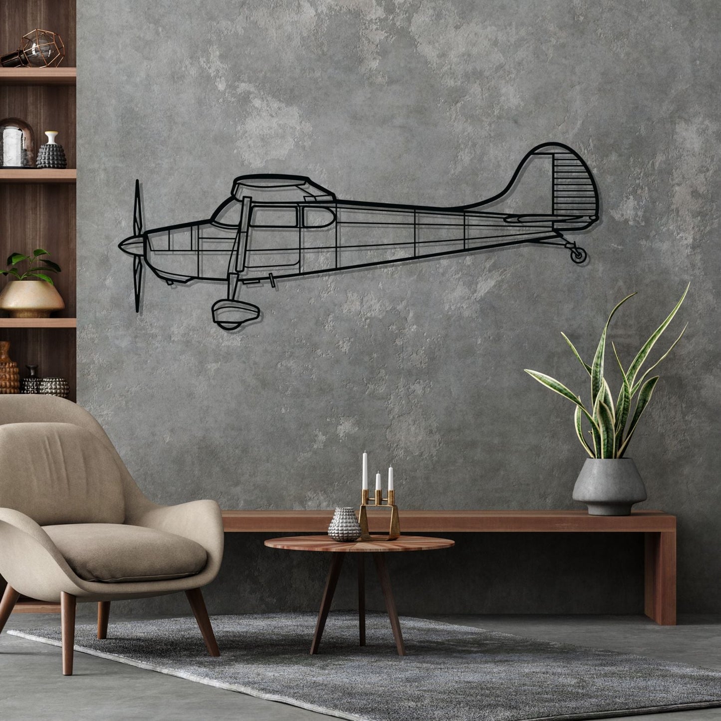 Décoration murale en métal - 170B Silhouette