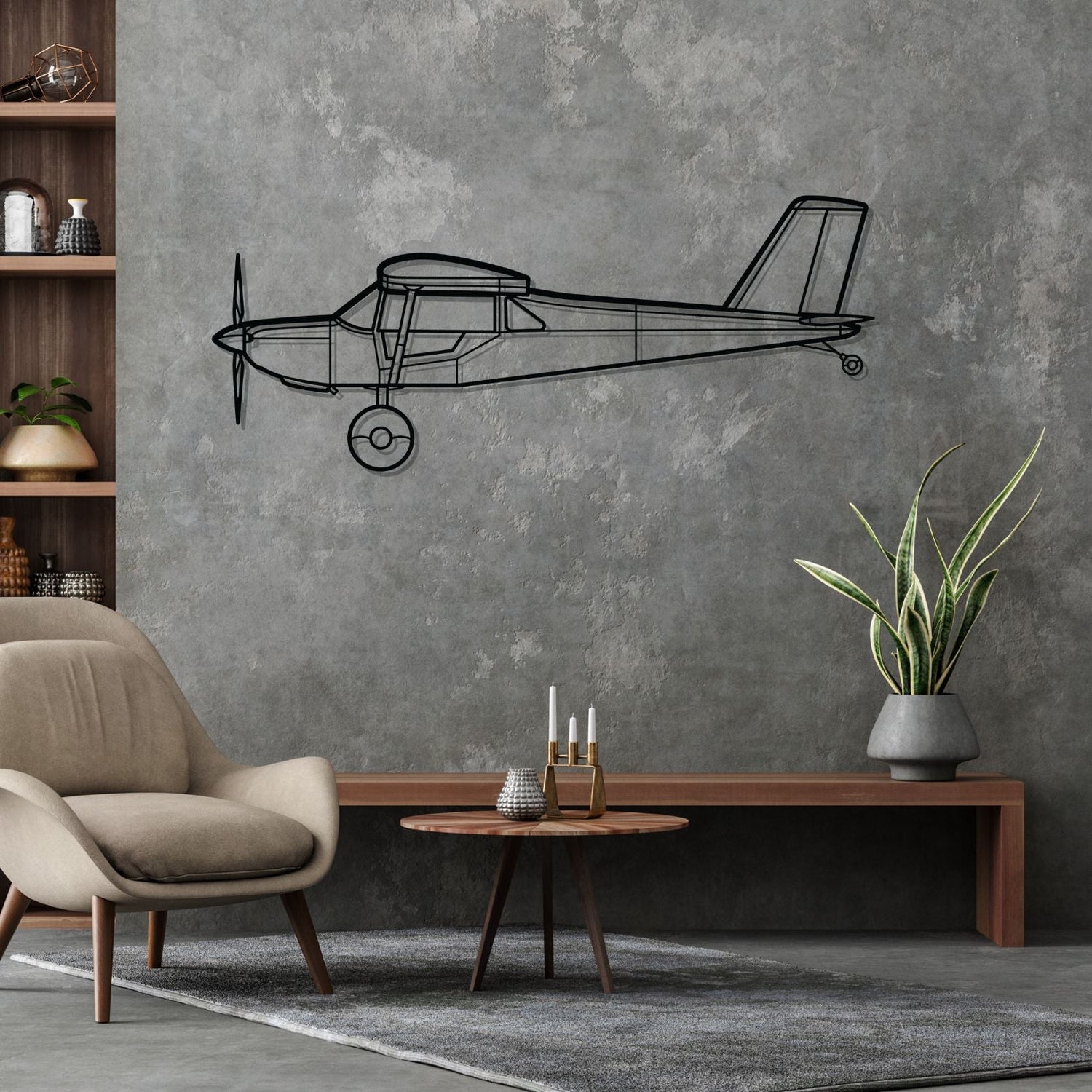 Décoration murale en métal - S-21 Outbound aircraftvibes