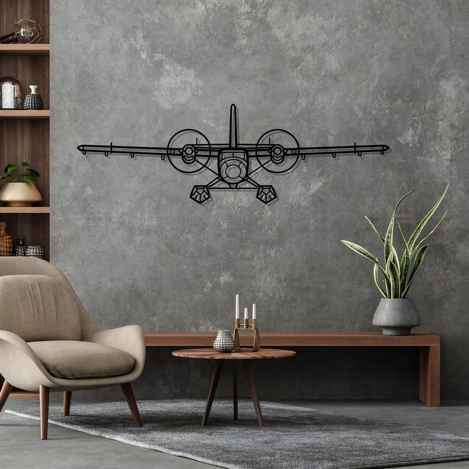 Décoration murale en métal - DHC-6 Twin aircraftvibes