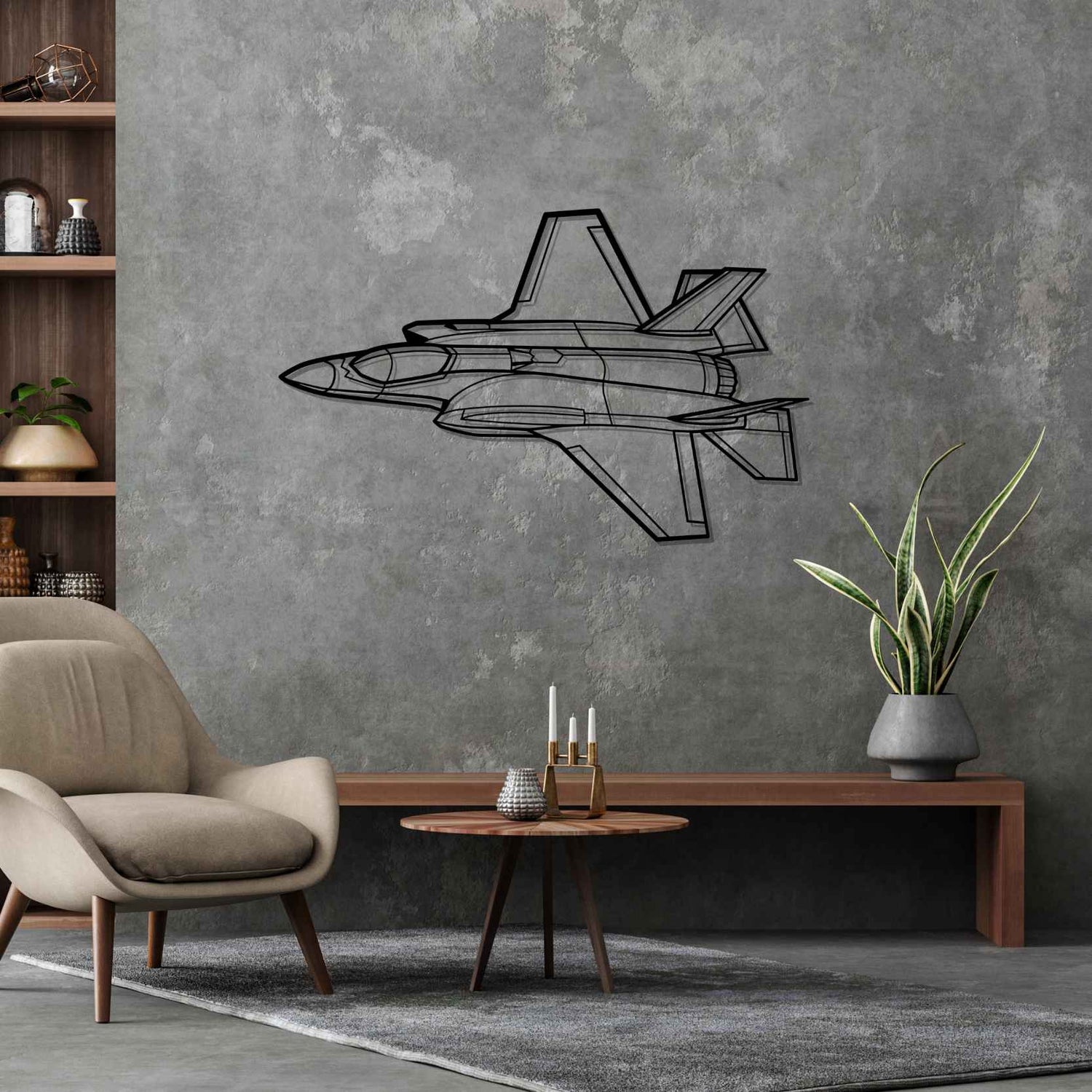 Décoration murale en métal - F-35A Lightning aircraftvibes